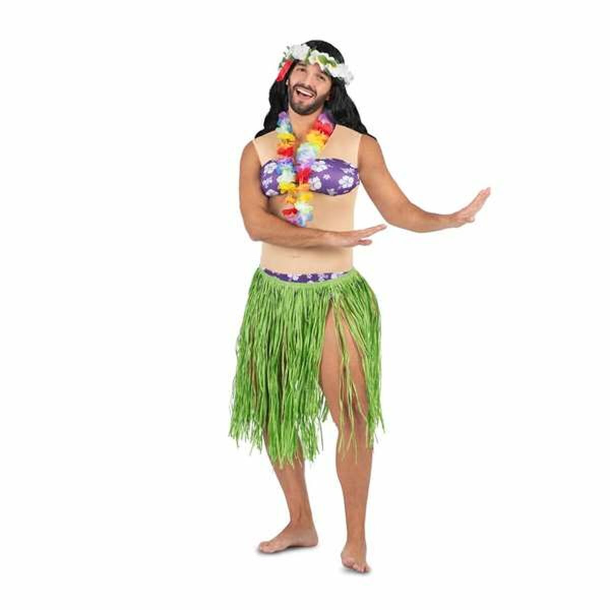 Costume for Adults My Other Me Aloha Hawaiian Woman One size Costume for Adults My Other Me Aloha Hawaiian Woman One size