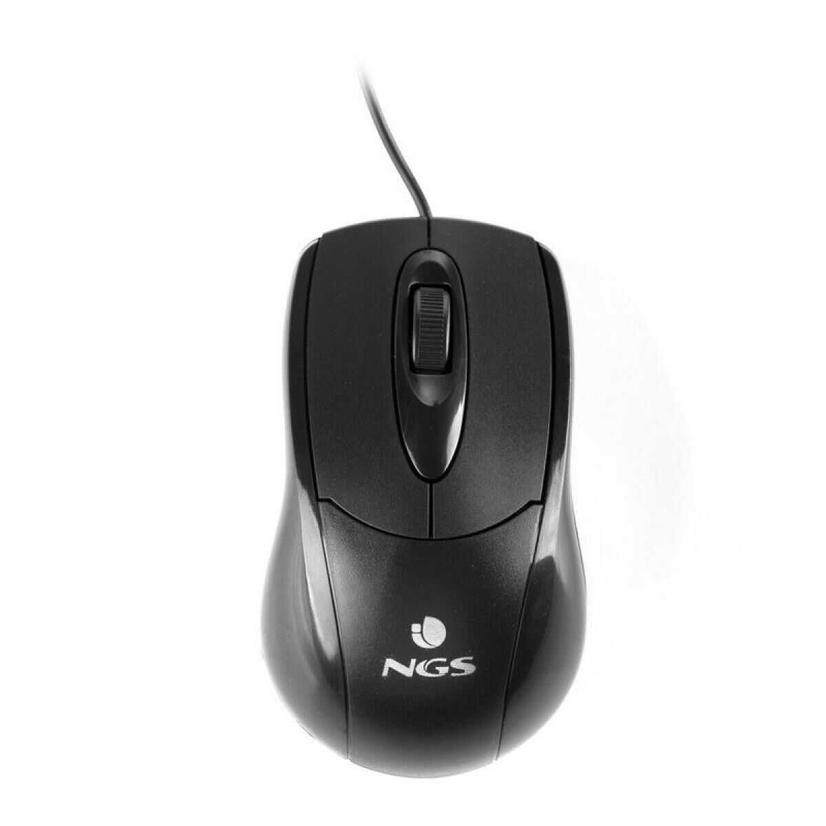 Keyboard and Optical Mouse NGS Cocoa Kit Cocoa Kit Black Spanish Qwerty