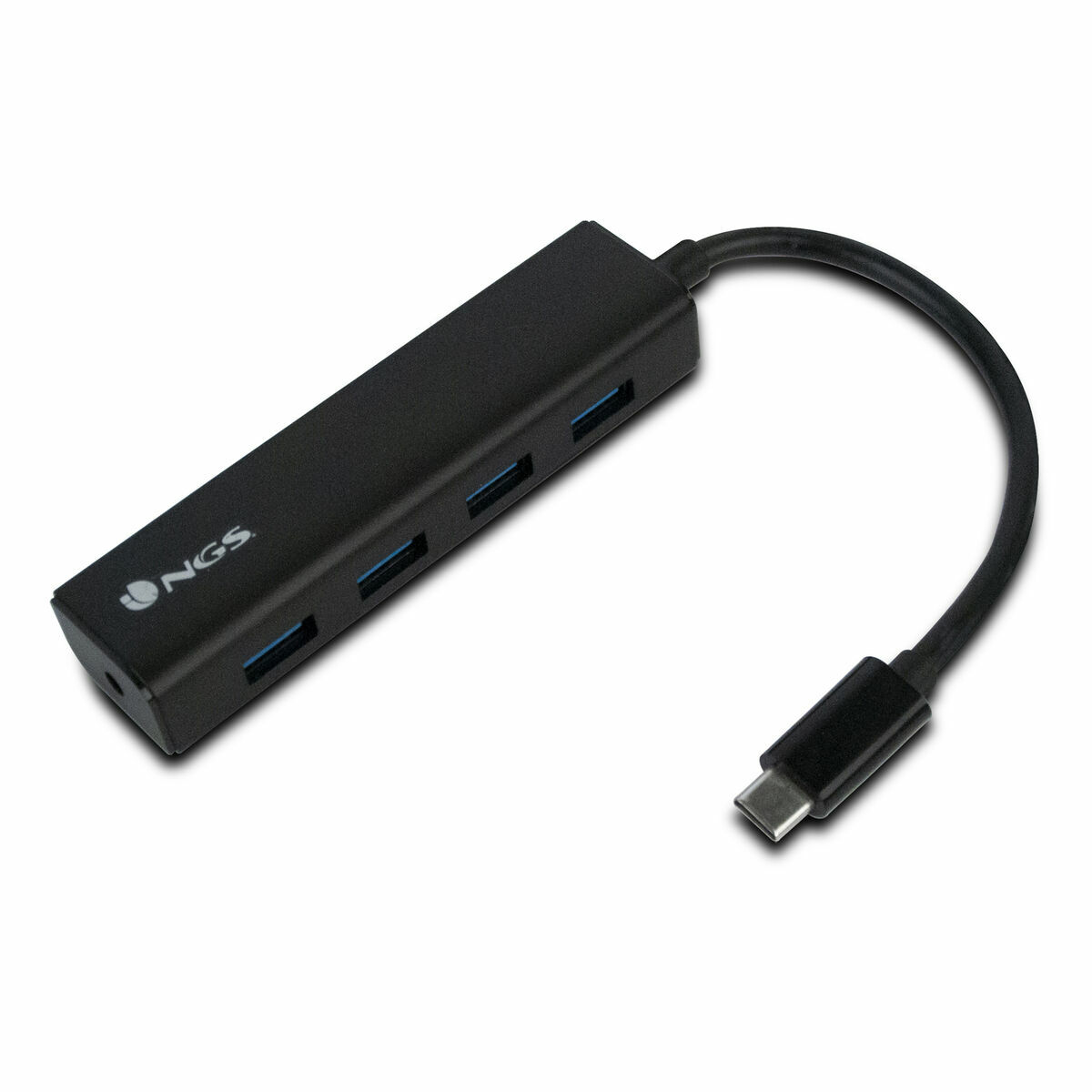 4-Port USB Hub NGS WONDERHUB4 Black 5 Gbps