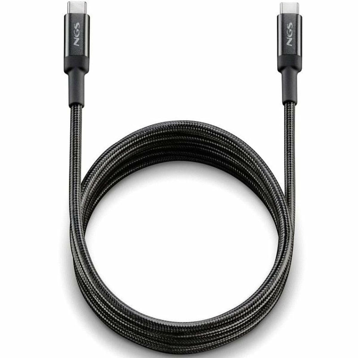 USB Cable NGS KNOT100W-3 3 m Black USB Cable NGS KNOT100W-3 3 m Black