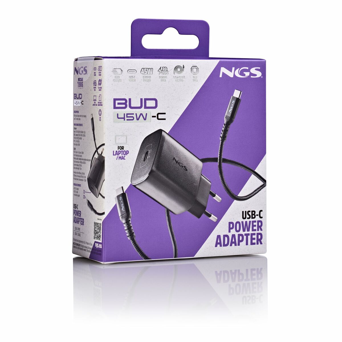 Wall Charger NGS NGS Bud 45 W