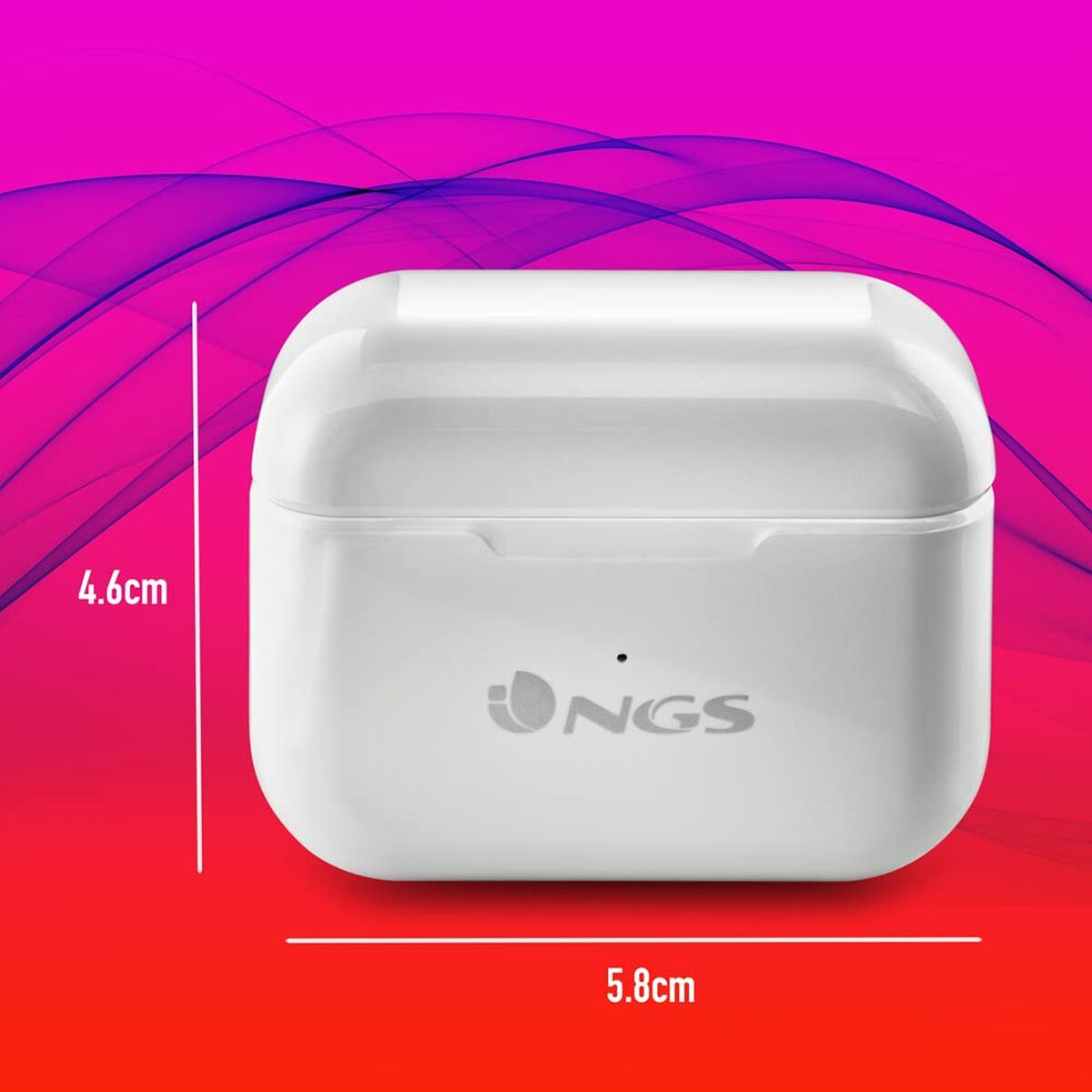 Bluetooth Headphones NGS ARTICABLOOMWHITE White Black