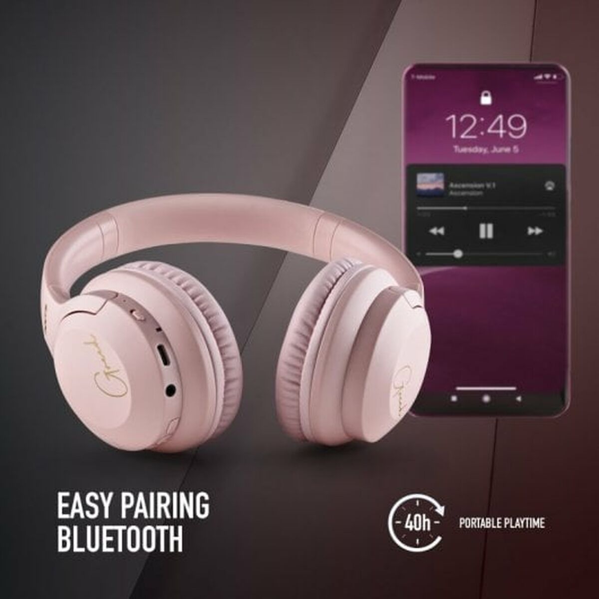 Headphones NGS ARTICAGREEDPINK Pink