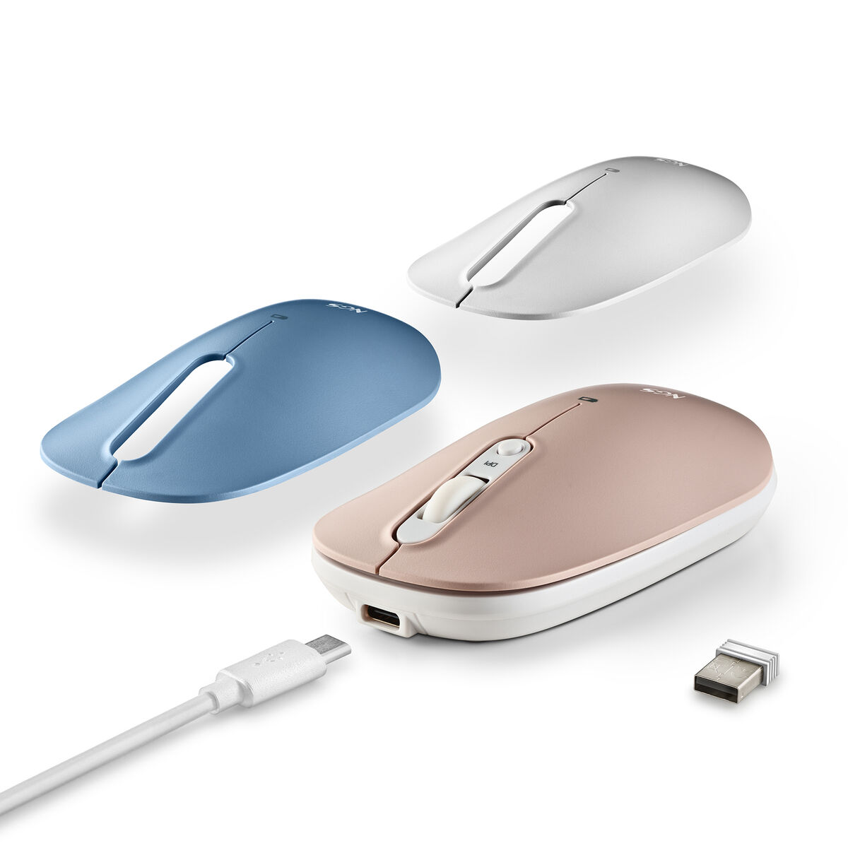 Mouse NGS SHELL-RB Blue 1600 dpi