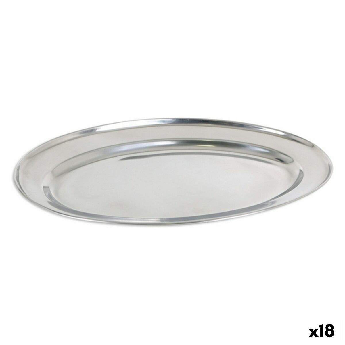 Tray Privilege 42853 Stainless steel Oval (18 Units) (35 x 22,2 cm) Tray Privilege 42853 Stainless steel Oval (18 Units) (35 x 22,2 cm)