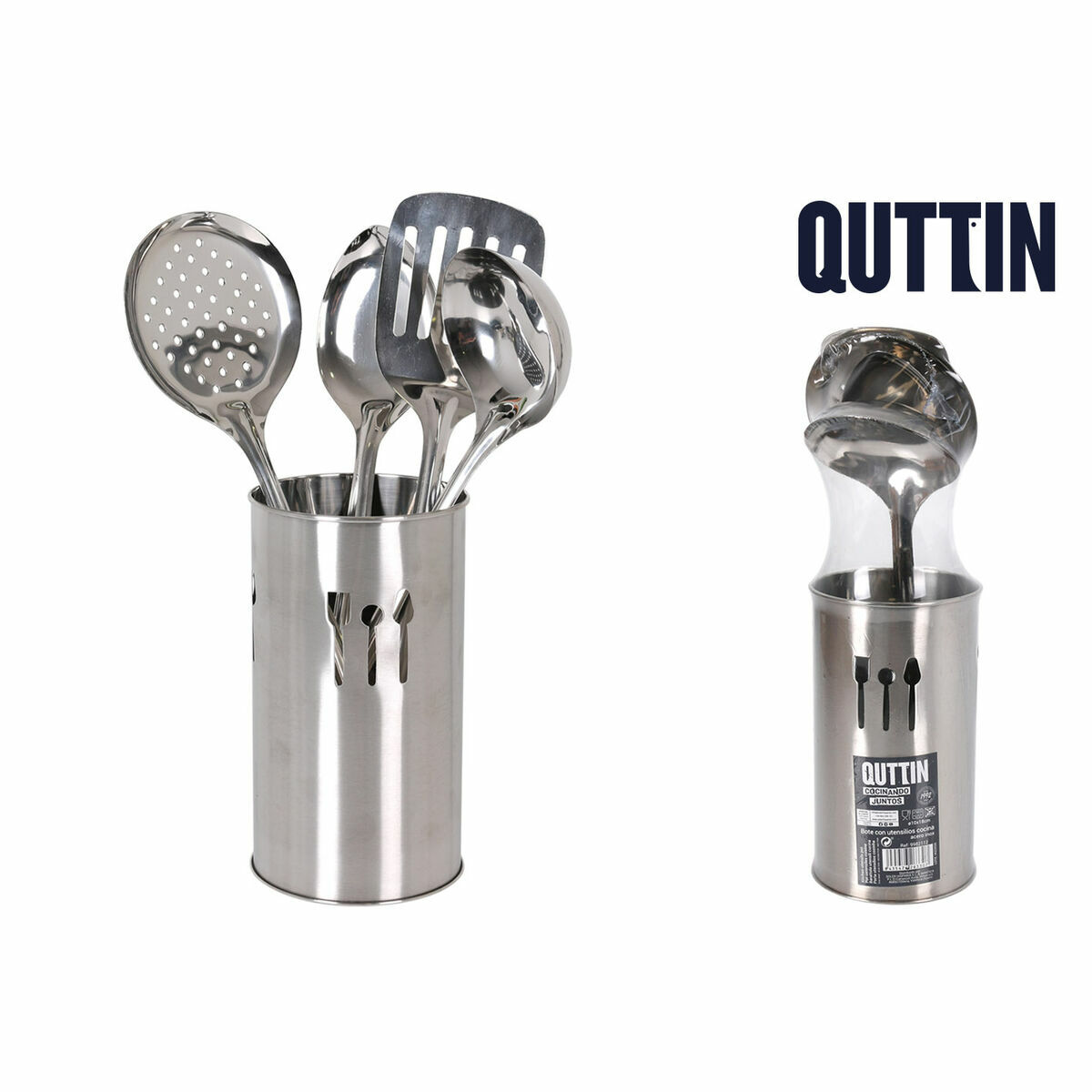 Pot for Kitchen Utensils Quttin (4 Units)