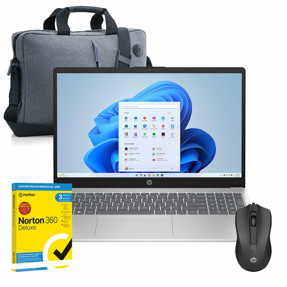 Laptop HP AJ9B1EAPACKELD 15,6″ Intel Core i5-1235U 16 GB RAM 512 GB SSD