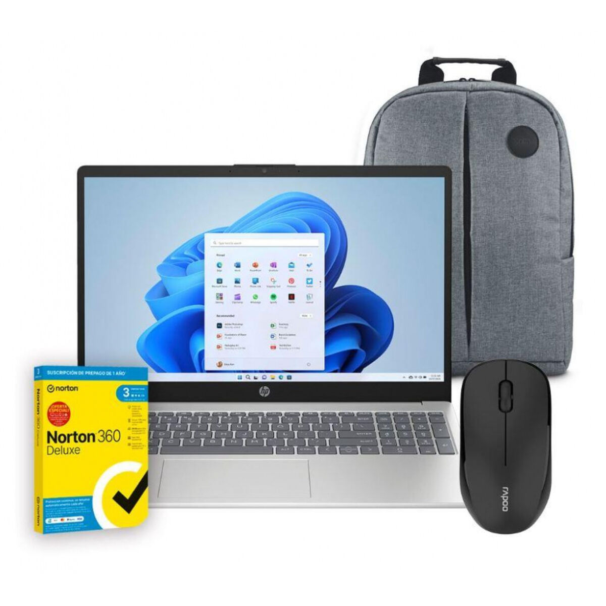 Laptop HP 15-FC0088NS 15,6″ AMD Ryzen 3 AMD Ryzen 3 7320U 8 GB RAM 256 GB Laptop HP 15-FC0088NS 15,6″ AMD Ryzen 3 AMD Ryzen 3 7320U 8 GB RAM 256 GB