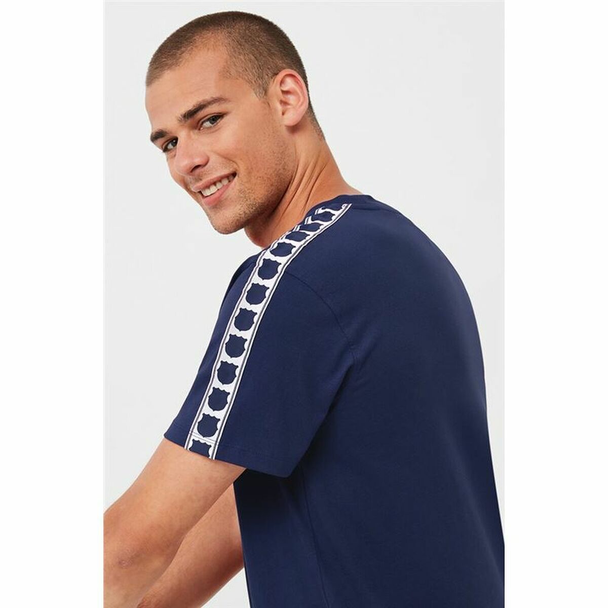Men’s Short-sleeved Football Shirt F.C. Barcelona Navy Blue