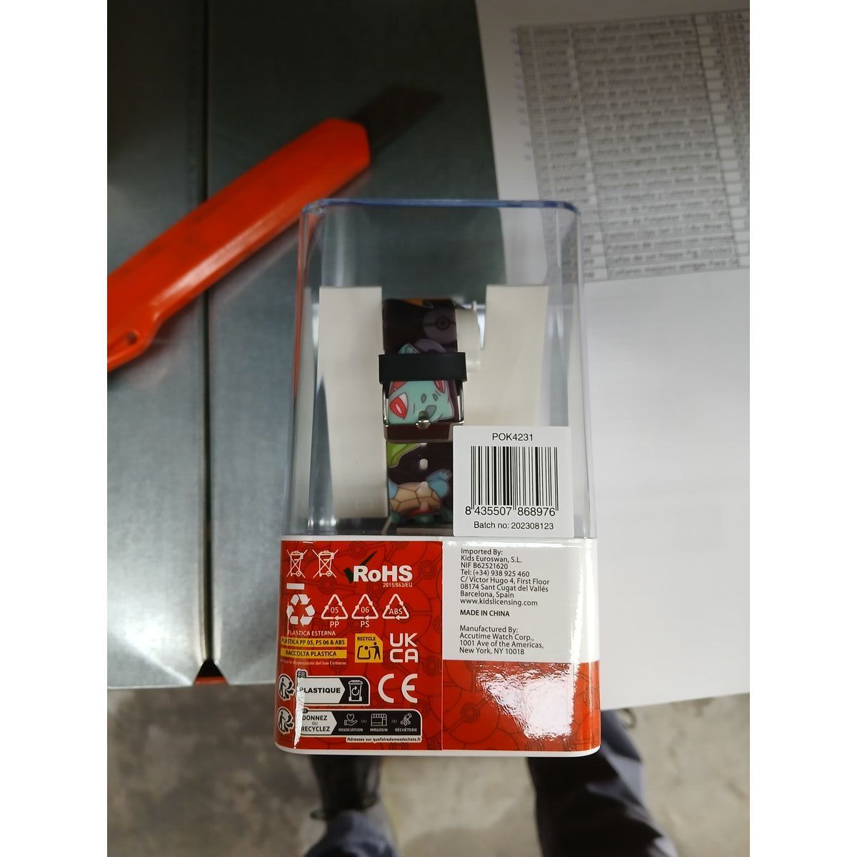 Infant’s Watch Kids Licensing POK4231 Interactive 4 x 1,30 x 1 cm