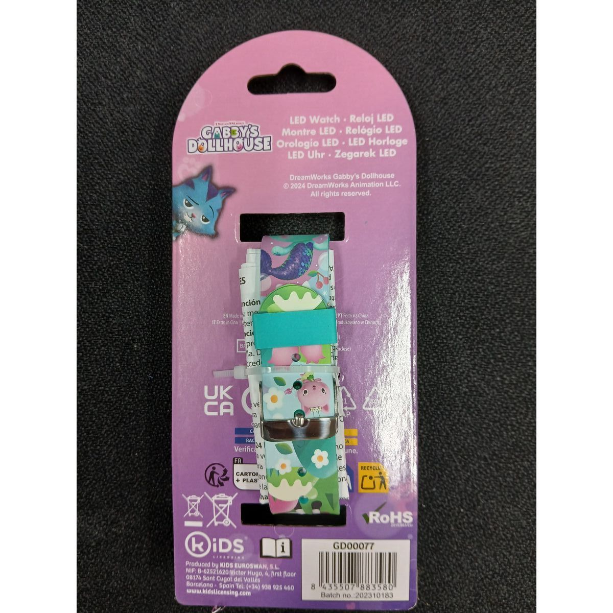 Kids’ Smartwatch Kids Licensing Black  35 mm Time Calendar 18 x 7,5 x 3 cm