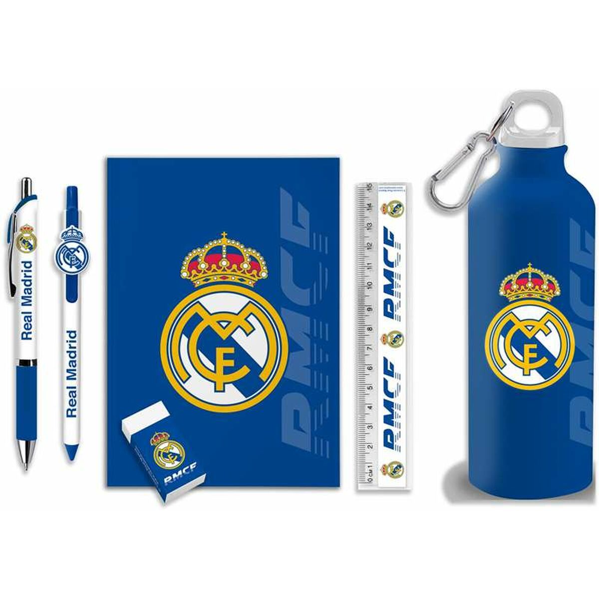 Stationery Set Real Madrid C.F. Blue White Stationery Set Real Madrid C.F. Blue White