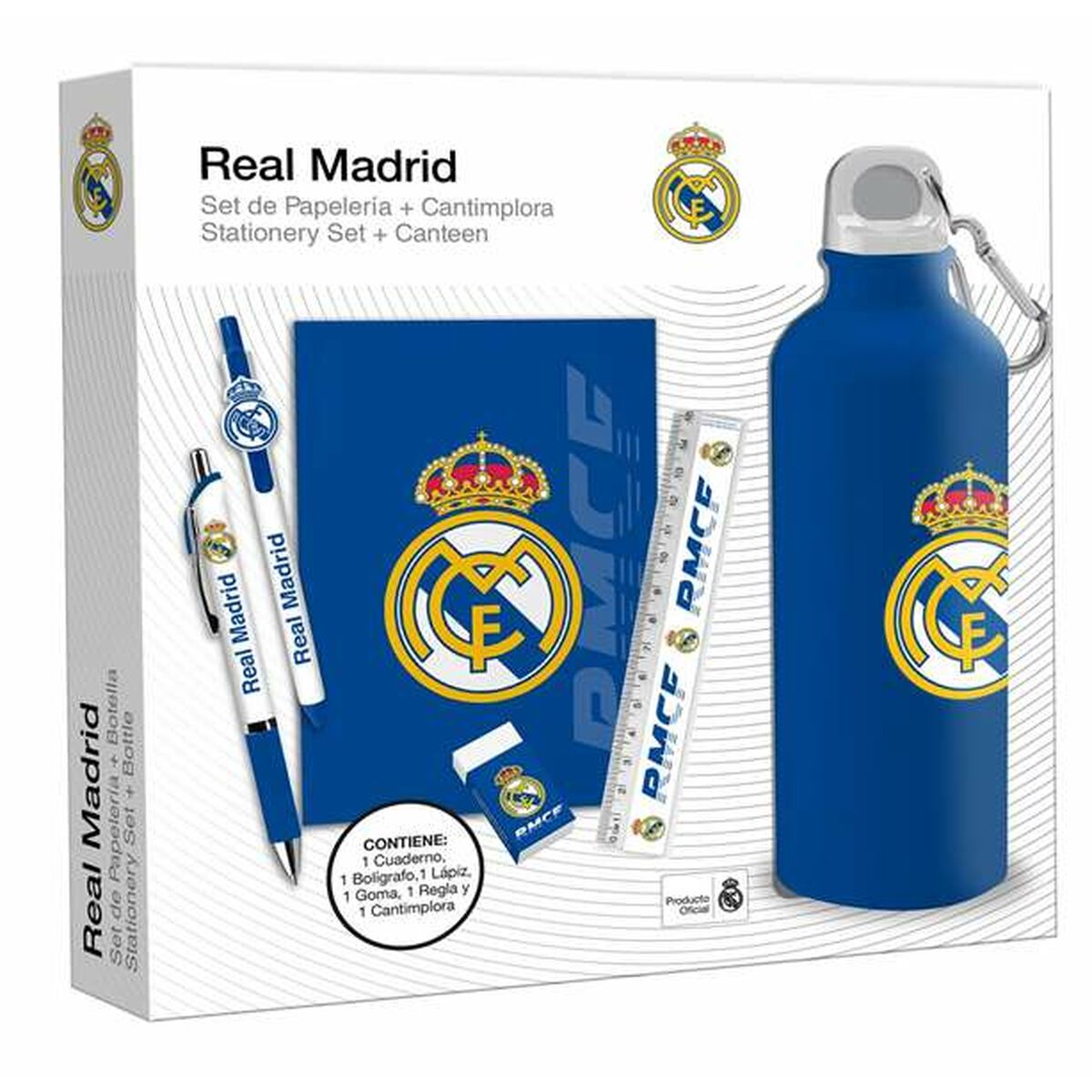Stationery Set Real Madrid C.F. Blue White