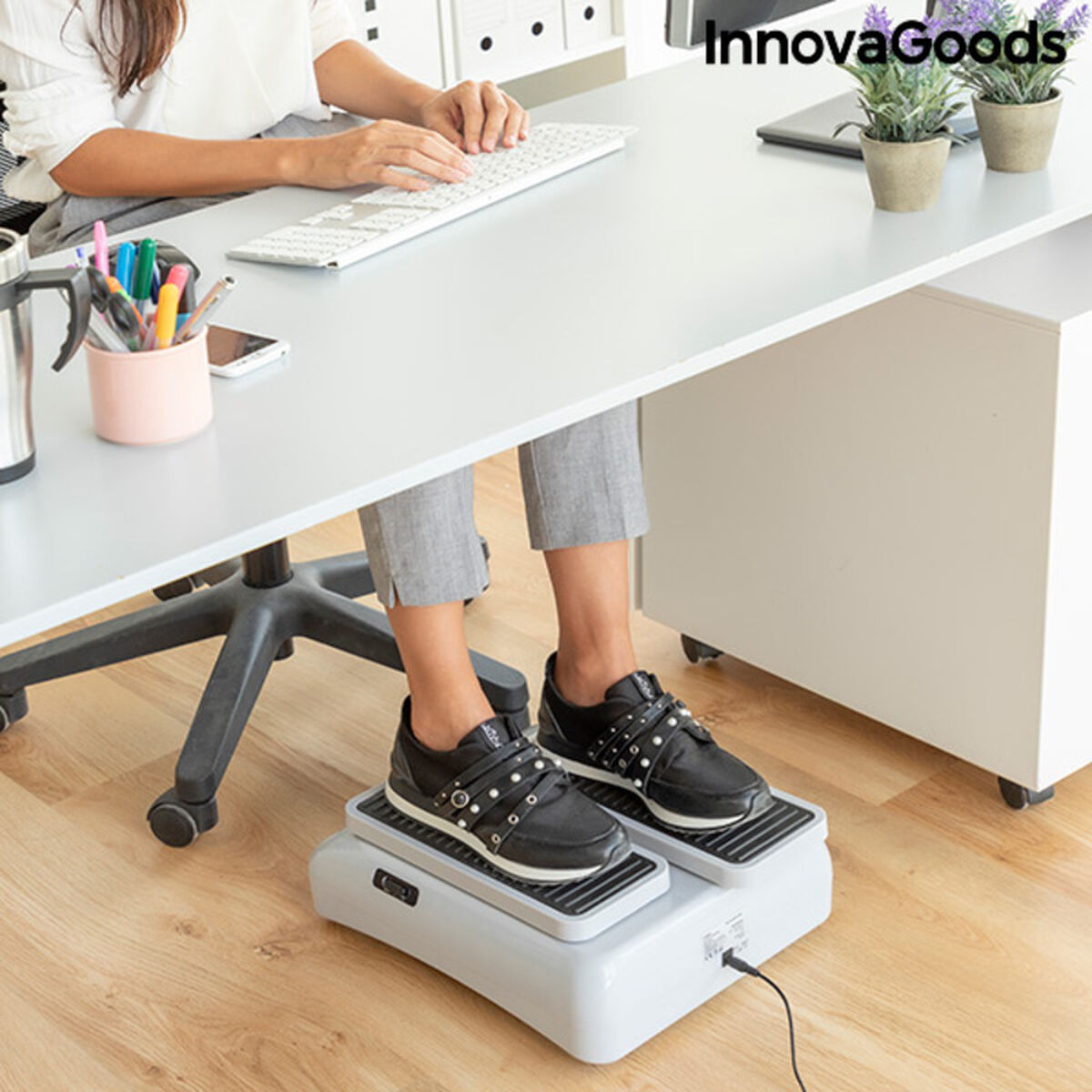 Passive Leg Exerciser for Walking While Seated Trekker InnovaGoods V0103136 (Refurbished A)