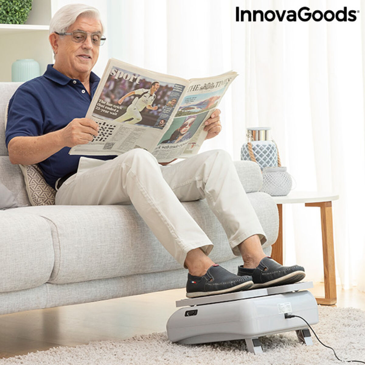 Passive Leg Exerciser for Walking While Seated Trekker InnovaGoods V0103136 (Refurbished A)