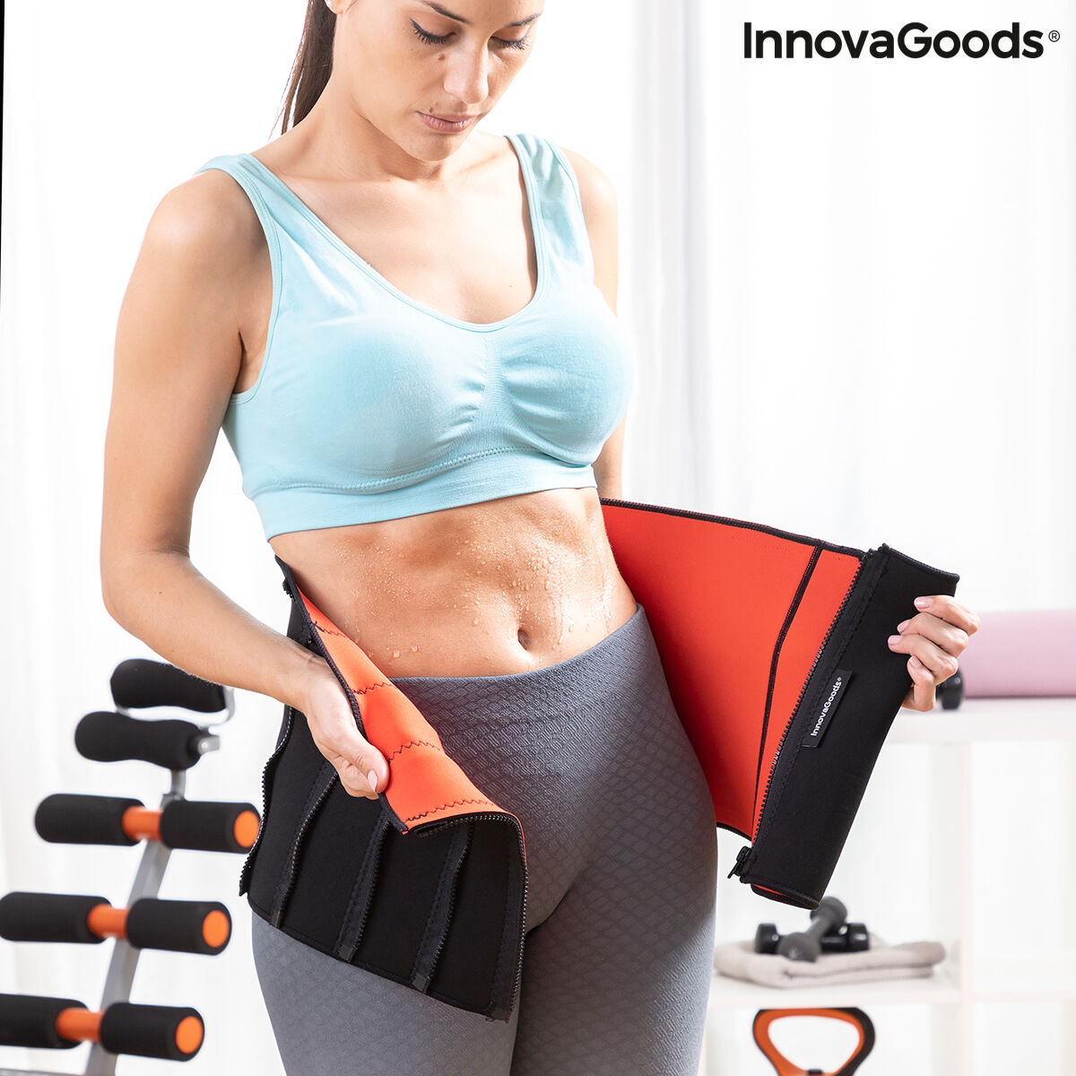Sports Slimming Belt with Sauna Effect Redle InnovaGoods (Refurbished A) Sports Slimming Belt with Sauna Effect Redle InnovaGoods (Refurbished A)