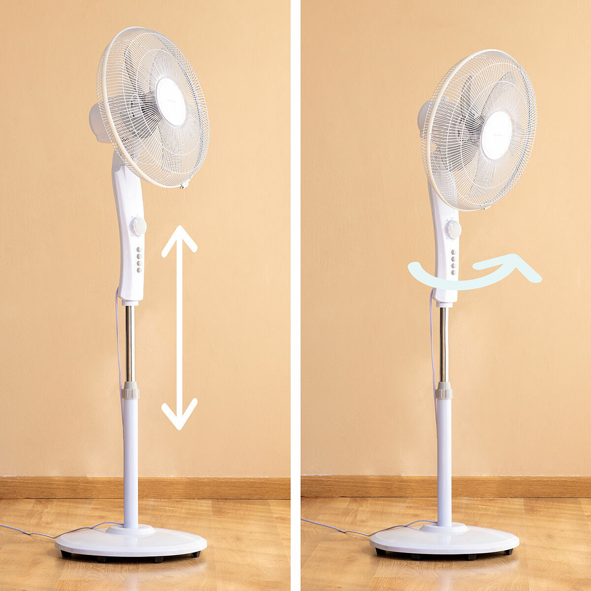 Freestanding Fan InnovaGoods White 45 W Multicolour 30 x 40 cm (Refurbished B)