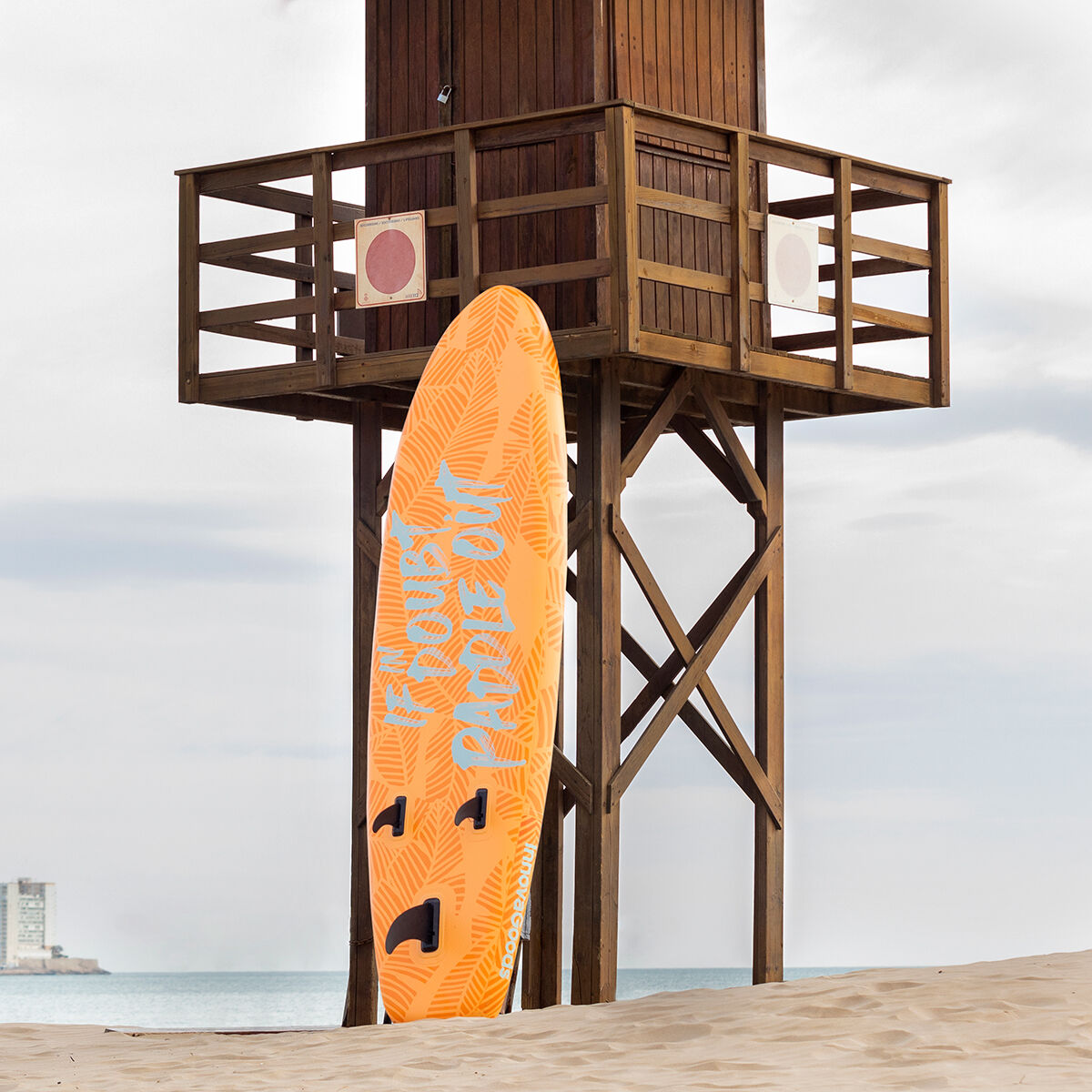 2-in-1 Inflatable Paddle Surf Board with Seat and Accessories Siros InnovaGoods 10’5″ 320 cm