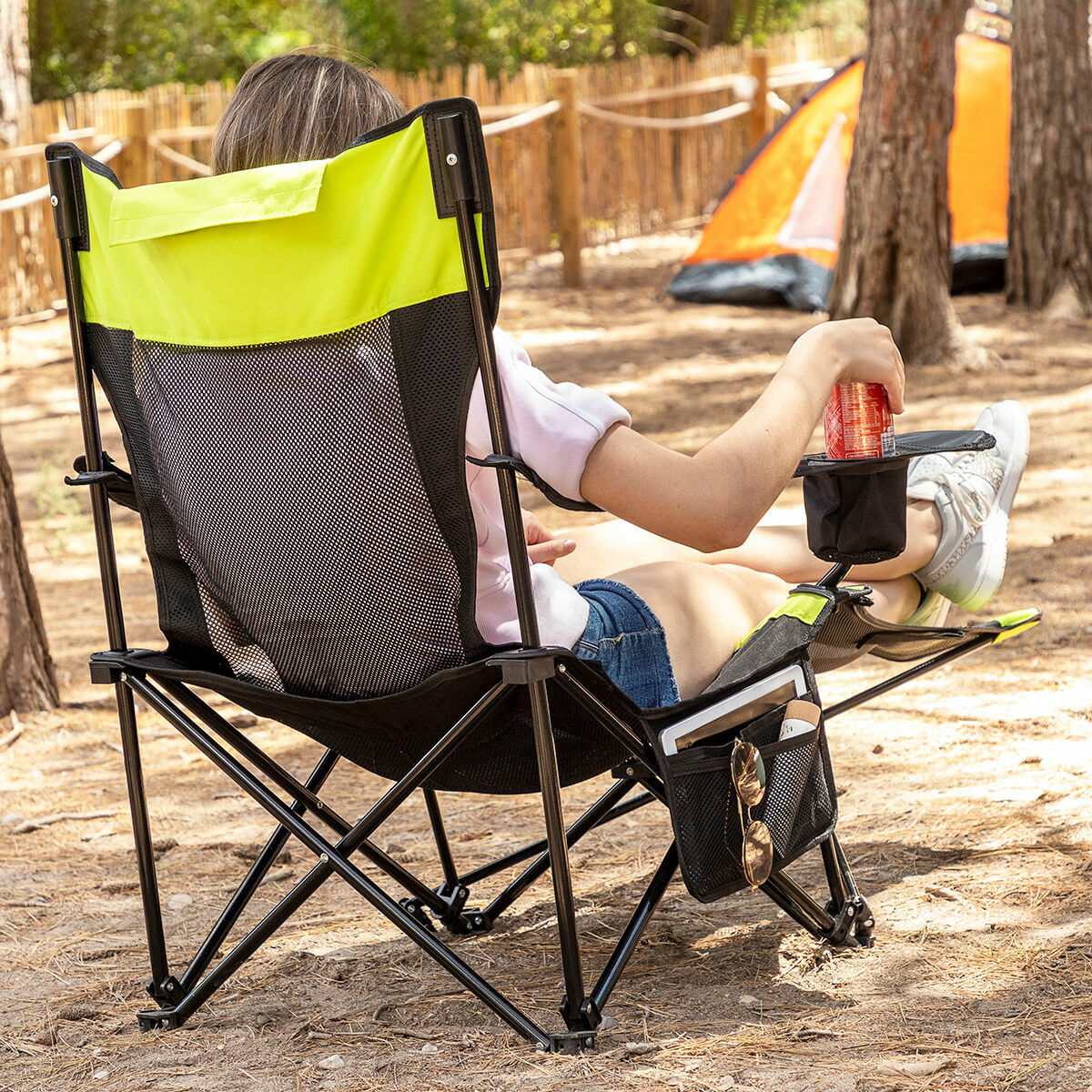 Folding Lounger Camping Chair InnovaGoods (Refurbished B)