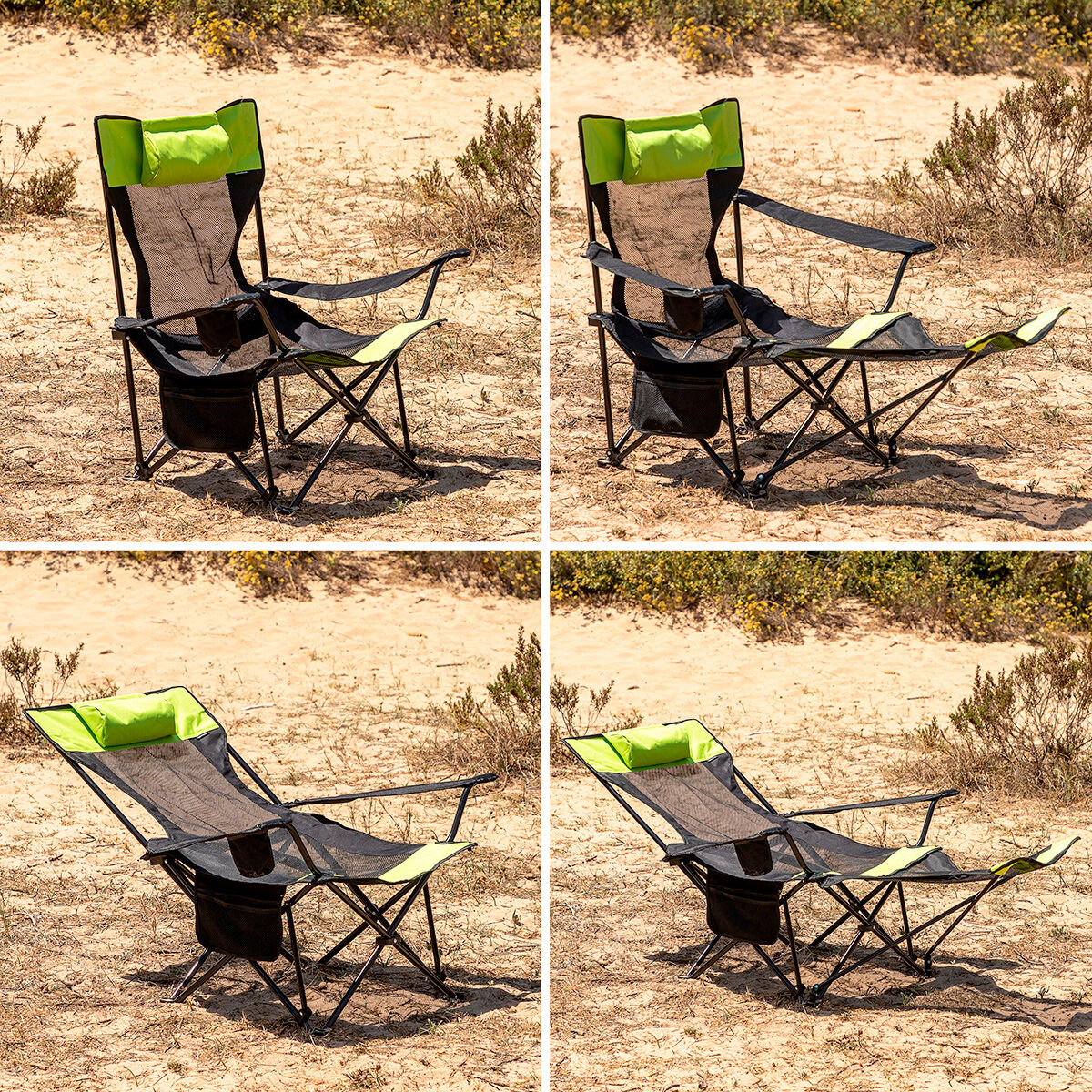 Folding Lounger Camping Chair Kampfort InnovaGoods (Refurbished C)