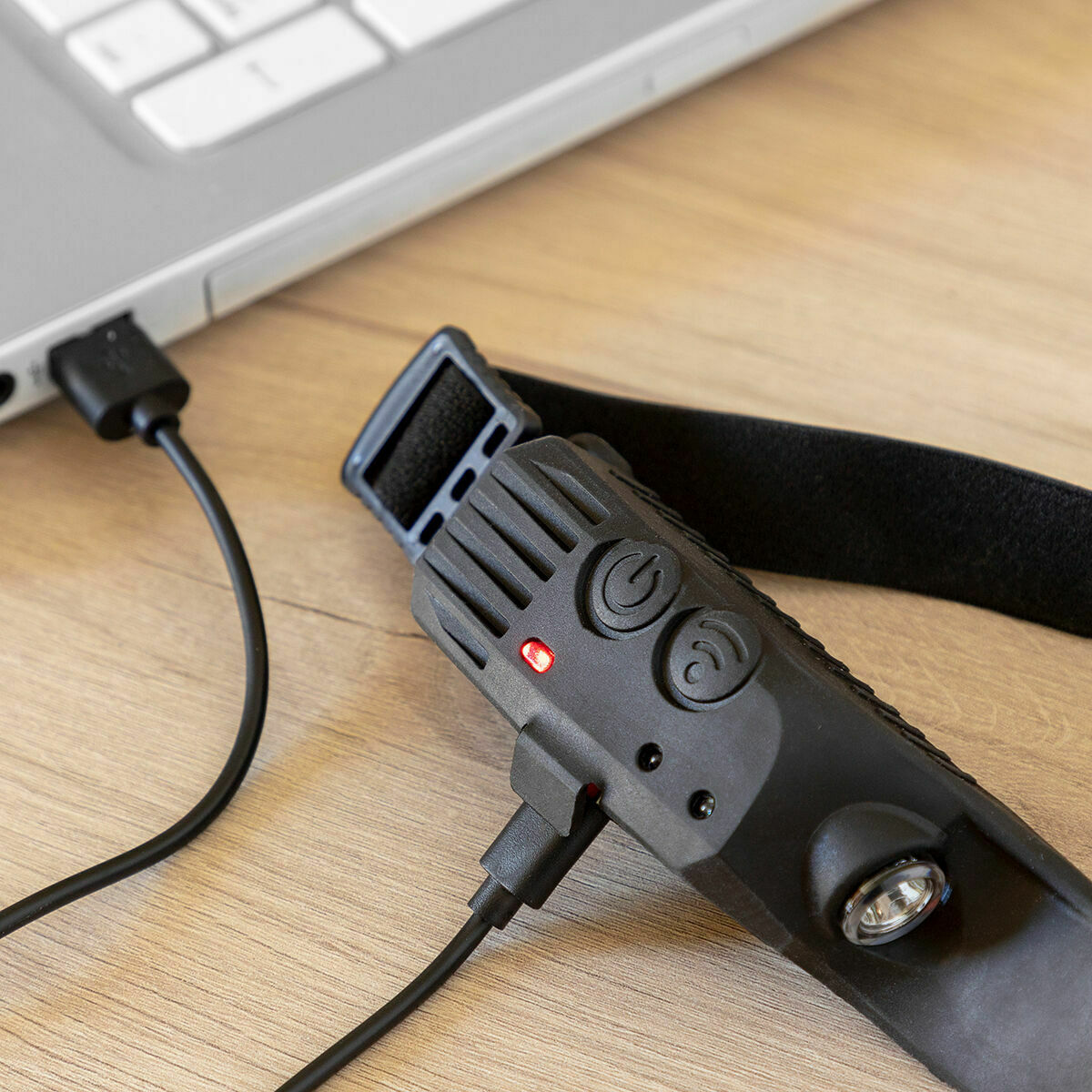 Rechargeable and Adjustable LED Head Torch InnovaGoods Black (Refurbished A)