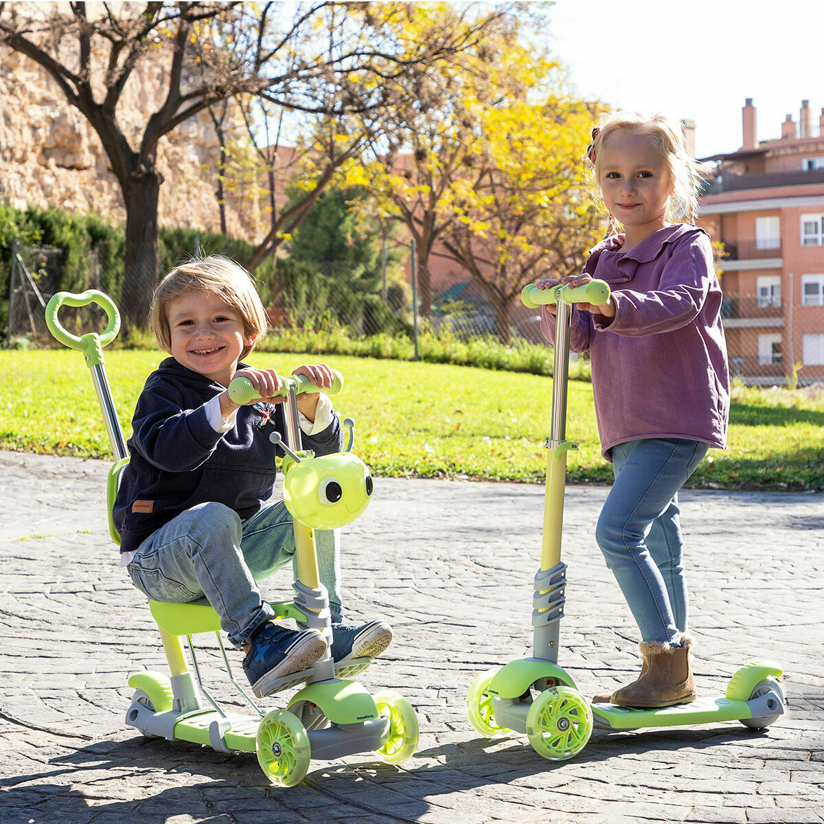 3-in-1 Evolving Kids’ Scooter InnovaGoods (Refurbished A)