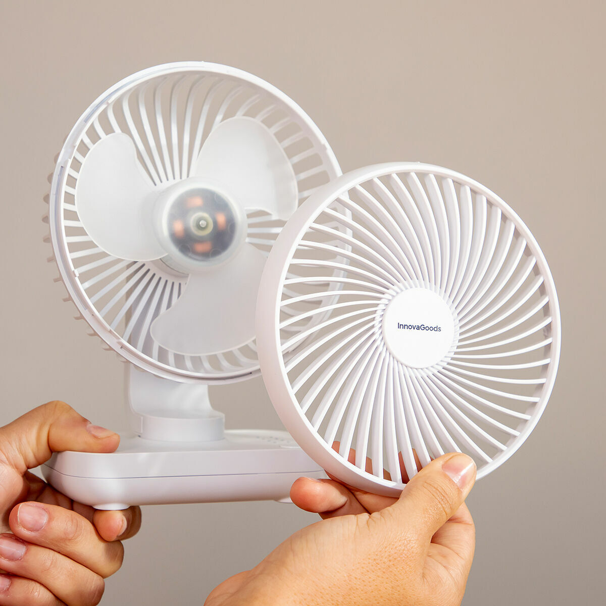 Rechargeable Desk Fan Fanrec InnovaGoods 5,4” 3600 mAh / 13,3 W