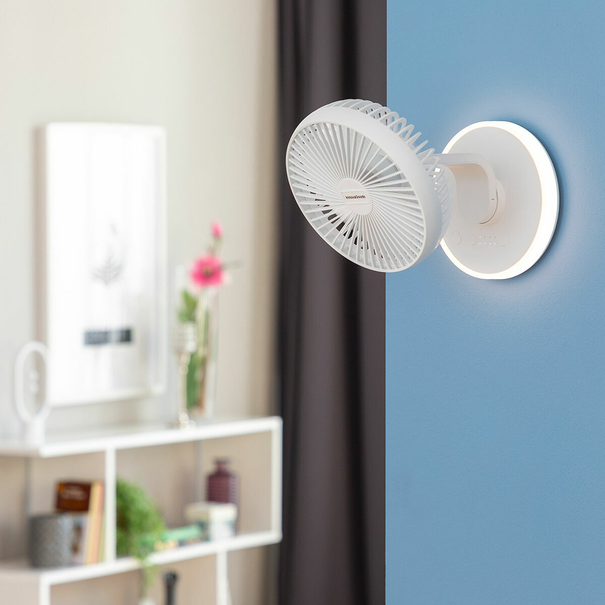 Rechargeable Desk Fan with LED FanLed InnovaGoods 6,6” 4000 mAh