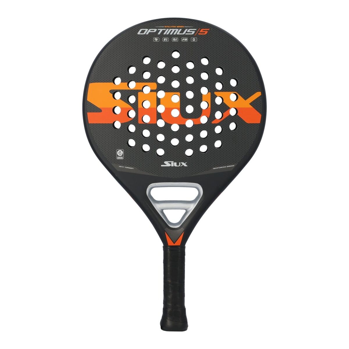 Padel Racket Siux OPTIMUS 5 Black Carbon fibre