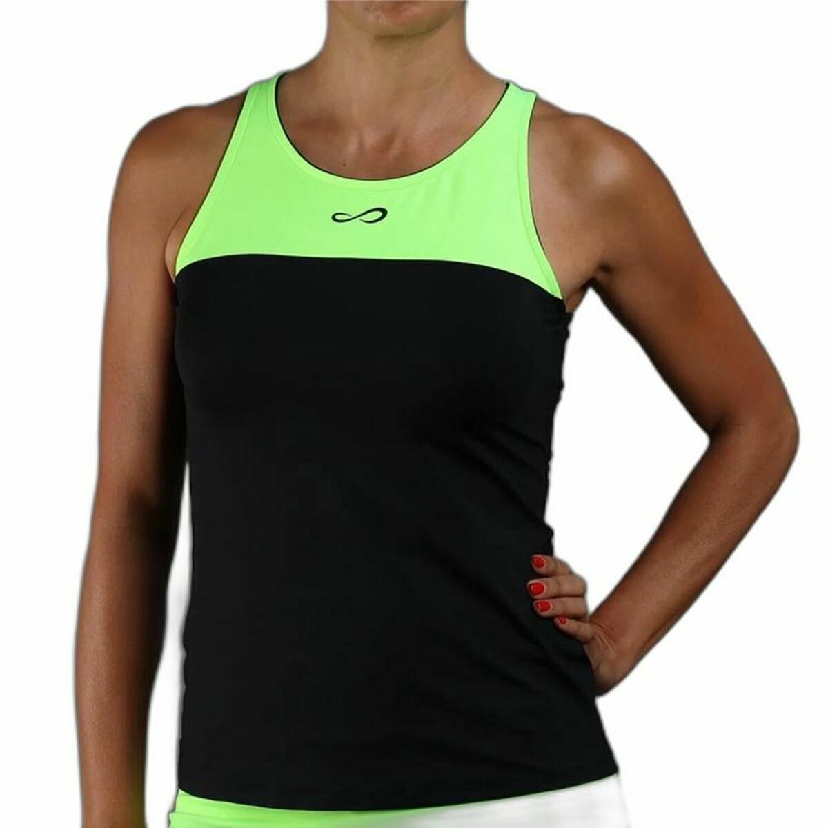 Short-sleeve Sports T-shirt Endless  Lace  Lime green Short-sleeve Sports T-shirt Endless  Lace  Lime green
