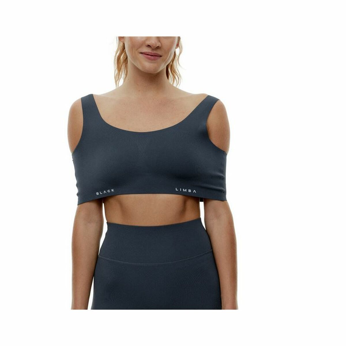 Womens Sports Top Black Limba LGONGR Dark grey