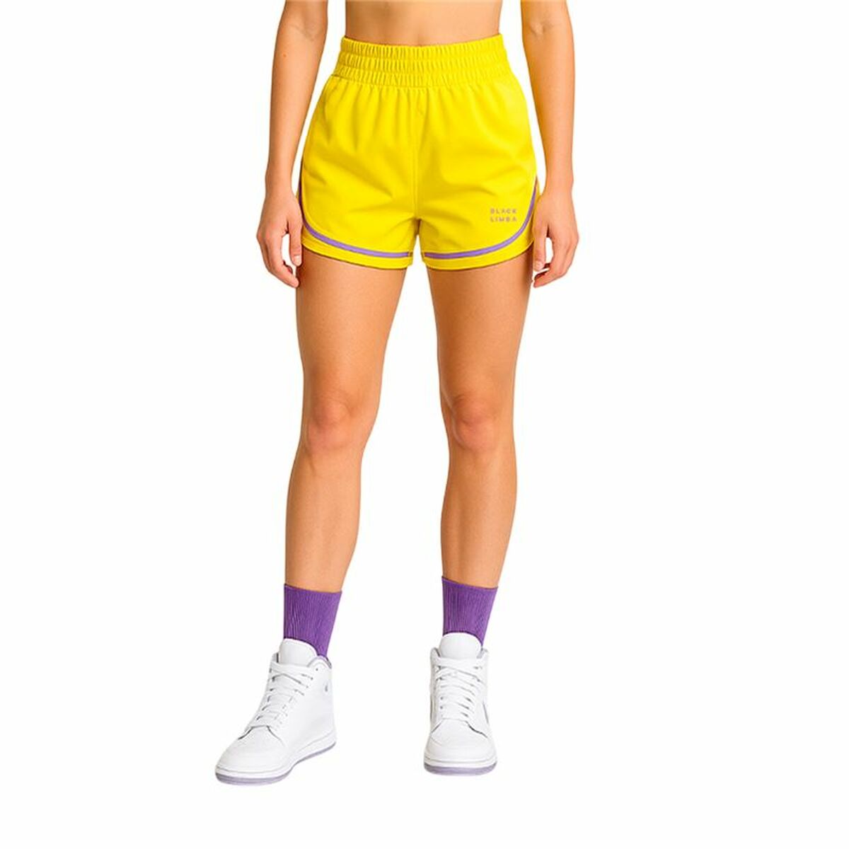 Sports Shorts Black Limba Black Limba Boxwear Mujer Yellow Lady Fitness Sports Shorts Black Limba Black Limba Boxwear Mujer Yellow Lady Fitness