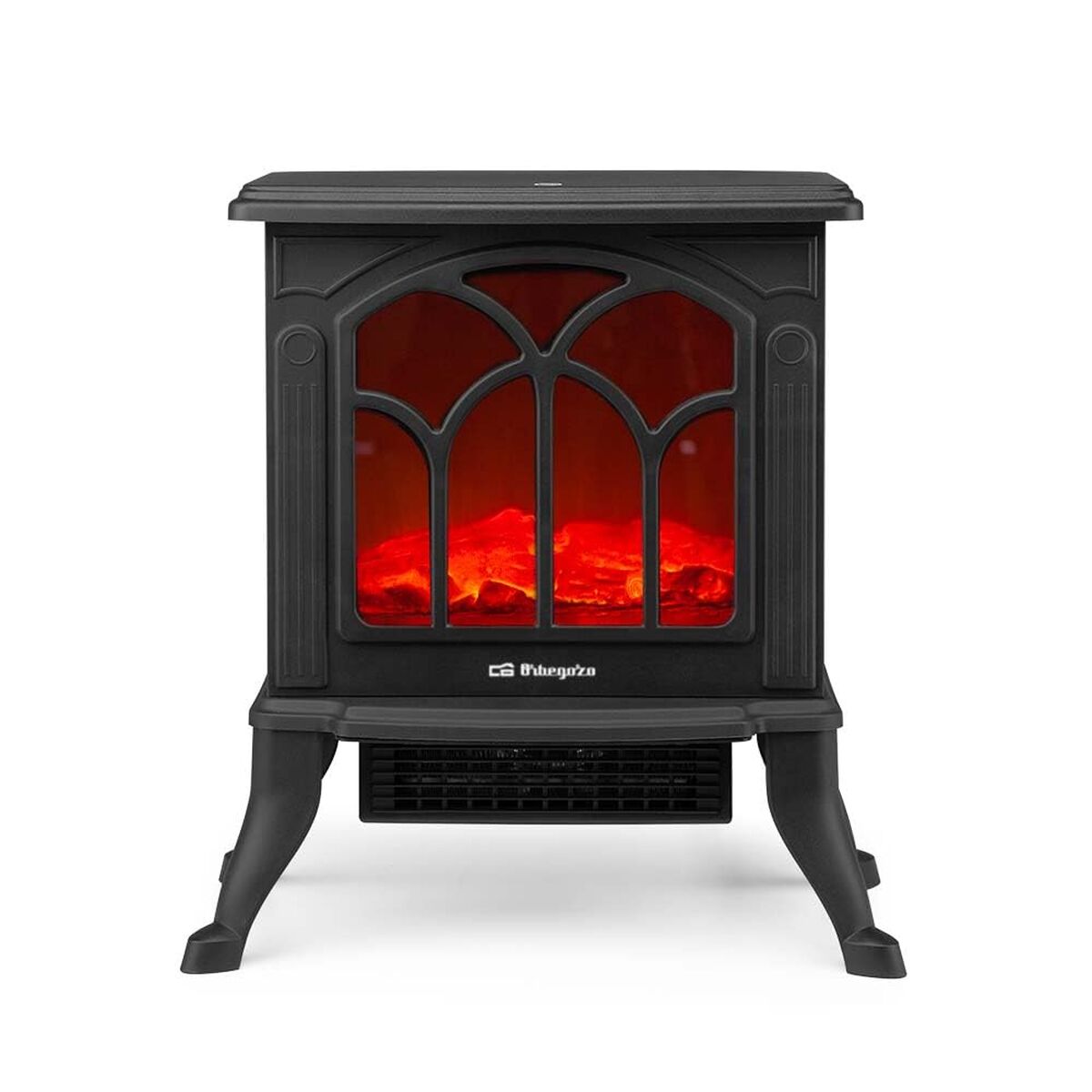 Decorative Electric Chimney Breast Orbegozo CM9020 Black 1500 W