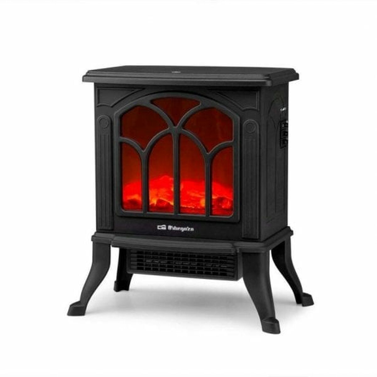 Decorative Electric Chimney Breast Orbegozo CM9020 Black 1500 W