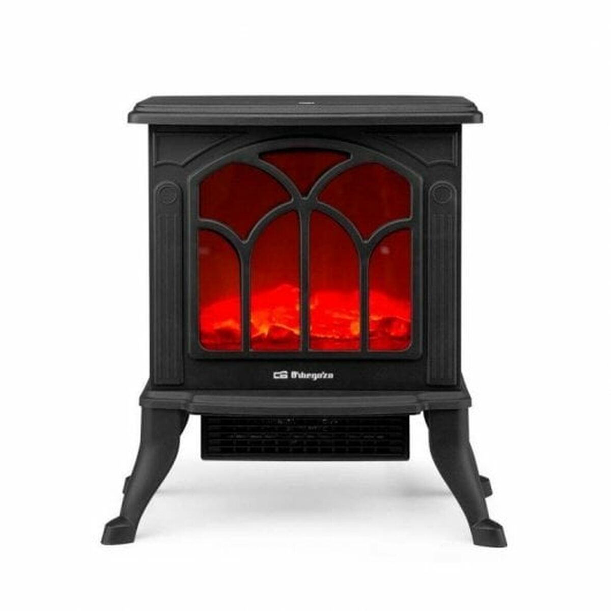 Decorative Electric Chimney Breast Orbegozo CM9020 Black 1500 W