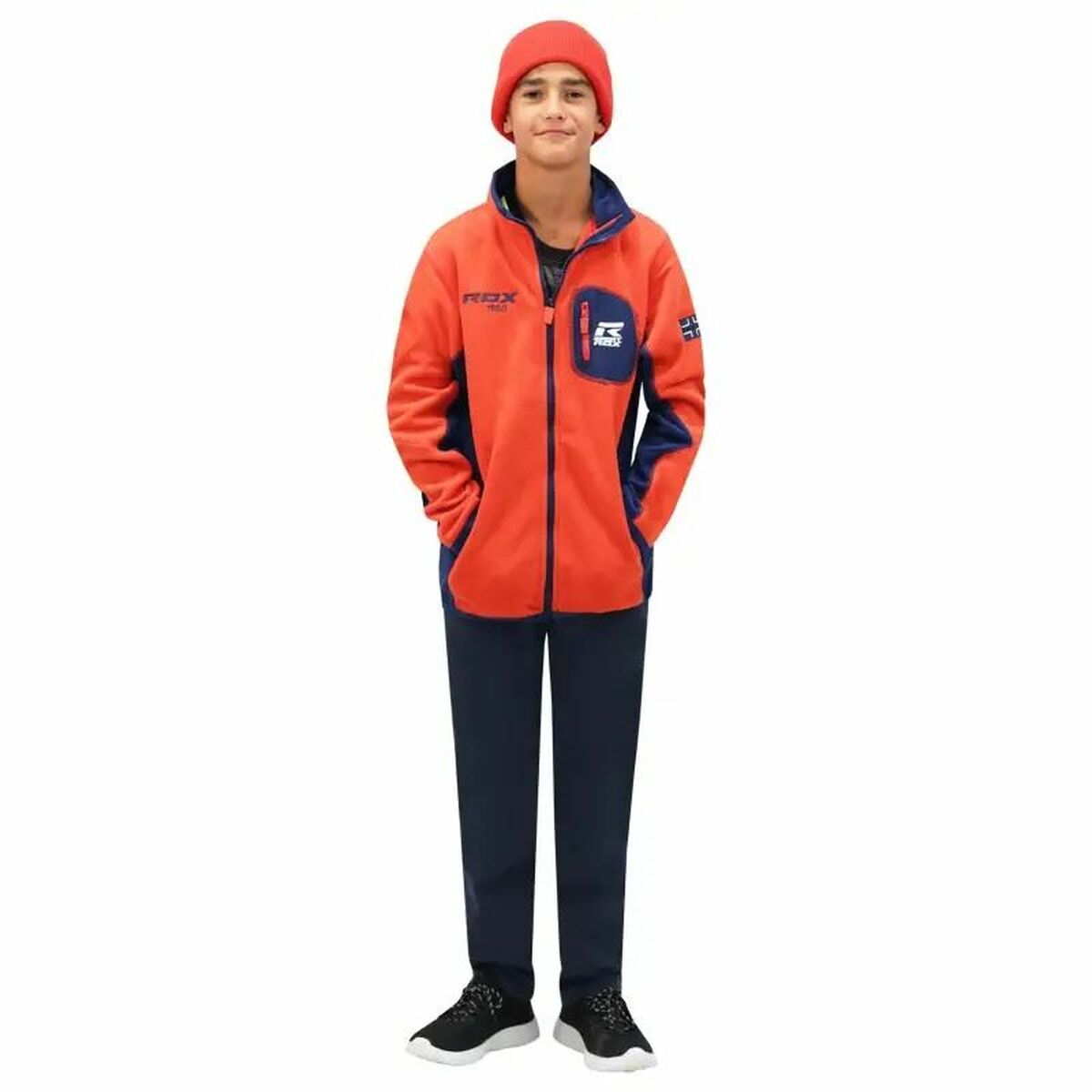 Fleece Lining Rox R-Aircraft Red Orange Children’s