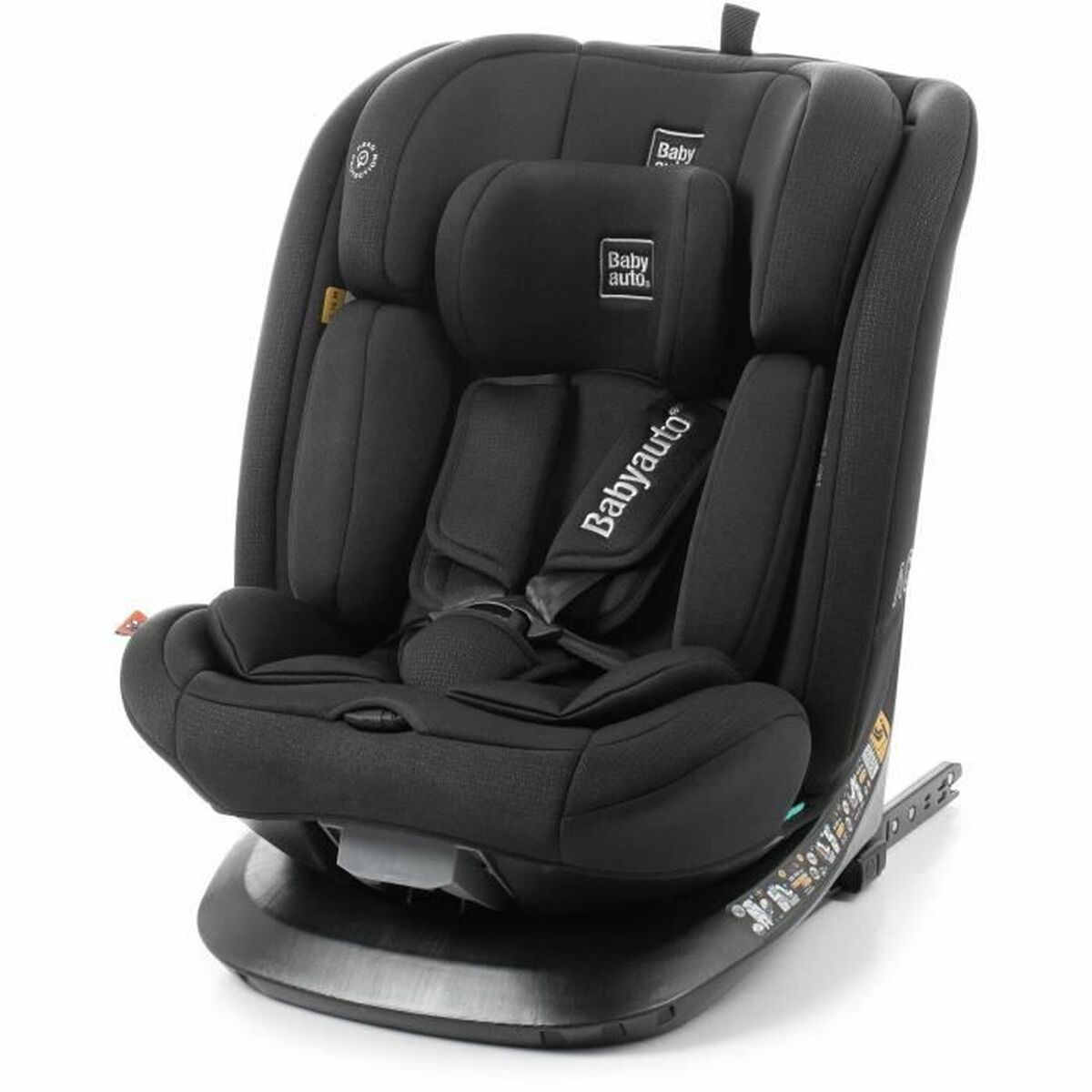 Car Chair Babyauto ACROSS Black 0 (de 0 a 10 kilos) I (9 – 18 kg) II (15-25 kg) III (22 – 36 kg) Children’s ECE R129/04