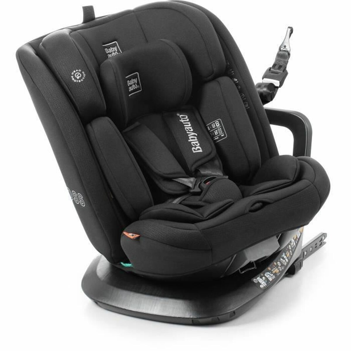 Car Chair Babyauto ACROSS Black 0 (de 0 a 10 kilos) I (9 – 18 kg) II (15-25 kg) III (22 – 36 kg) Children’s ECE R129/04