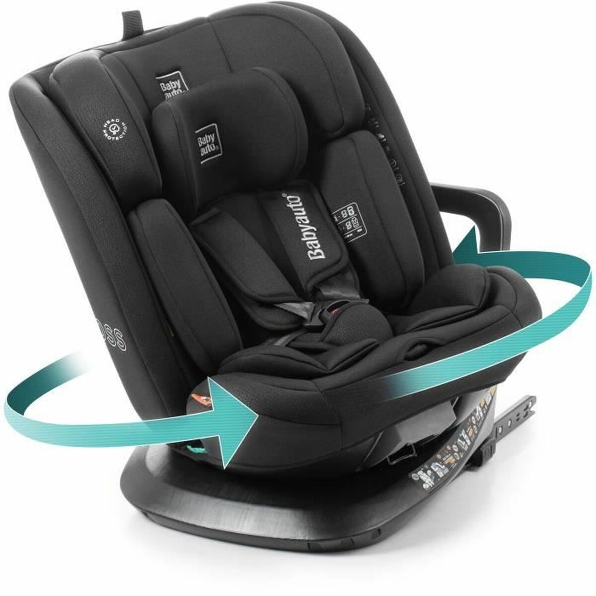 Car Chair Babyauto ACROSS Black 0 (de 0 a 10 kilos) I (9 – 18 kg) II (15-25 kg) III (22 – 36 kg) Children’s ECE R129/04