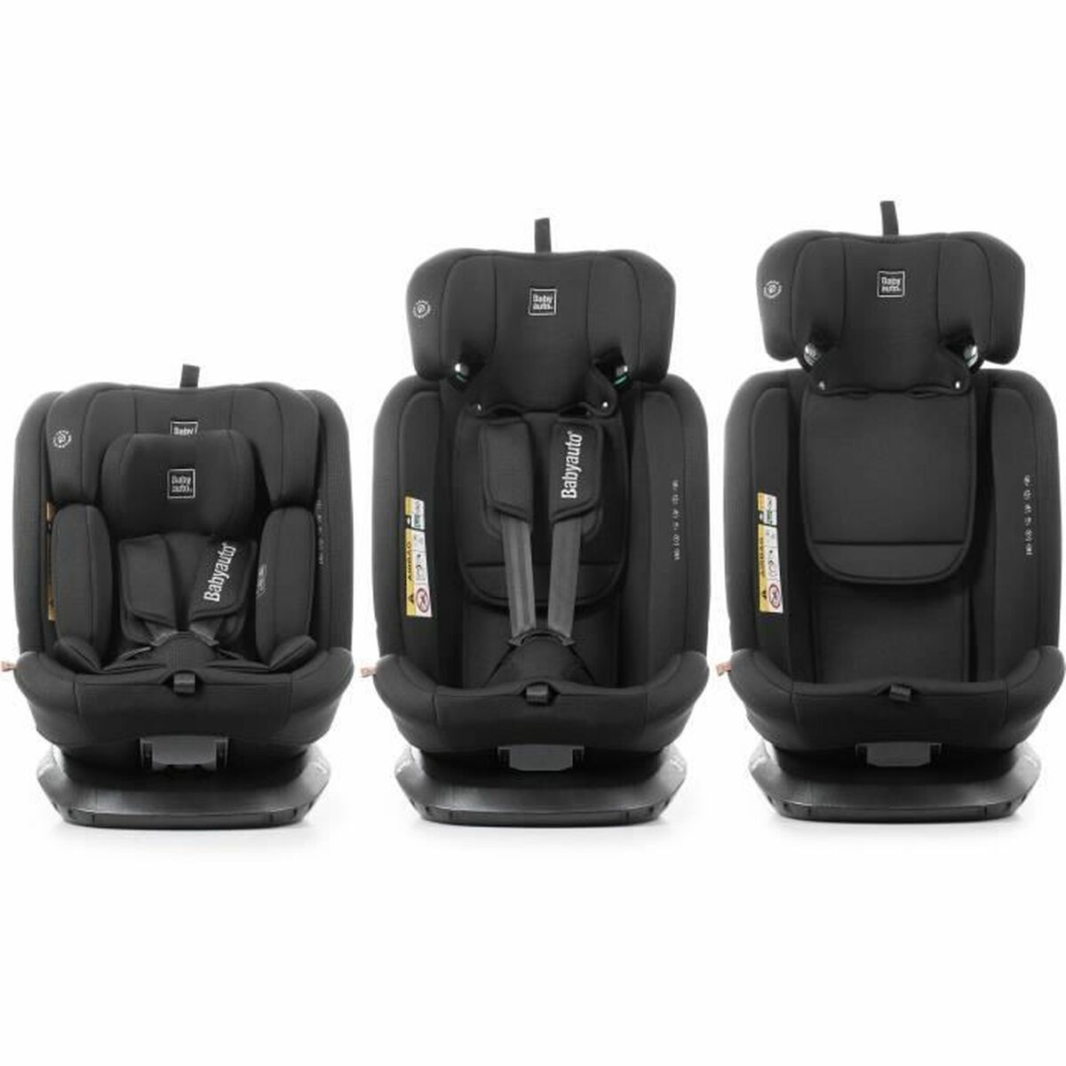 Car Chair Babyauto ACROSS Black 0 (de 0 a 10 kilos) I (9 – 18 kg) II (15-25 kg) III (22 – 36 kg) Children’s ECE R129/04