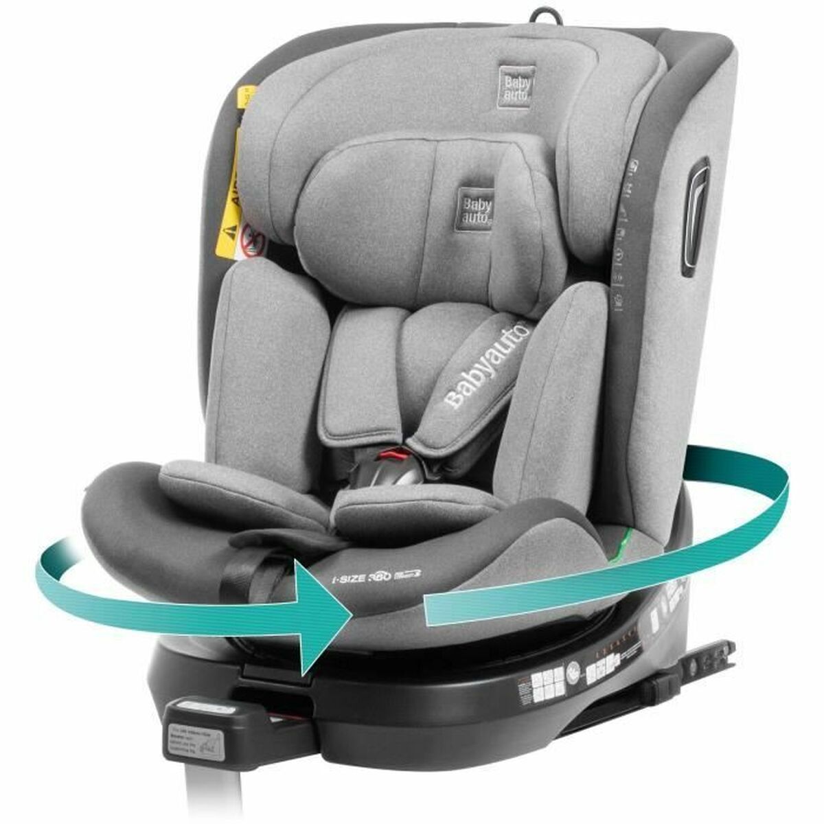 Car Chair Babyauto Anthracite 0 (de 0 a 10 kilos) I (9 – 18 kg) II (15-25 kg) III (22 – 36 kg) Children’s ECE R129