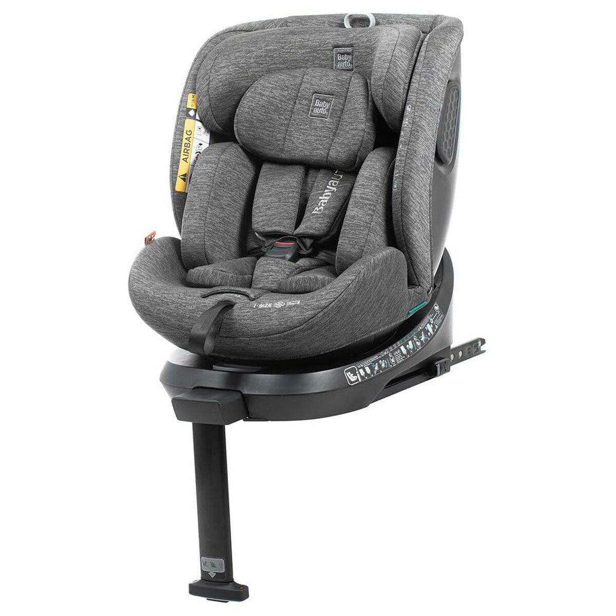 Car Chair Babyauto CORE Grey 0 (de 0 a 10 kilos) I (9 – 18 kg) II (15-25 kg) III (22 – 36 kg) Children’s ECE R129/04