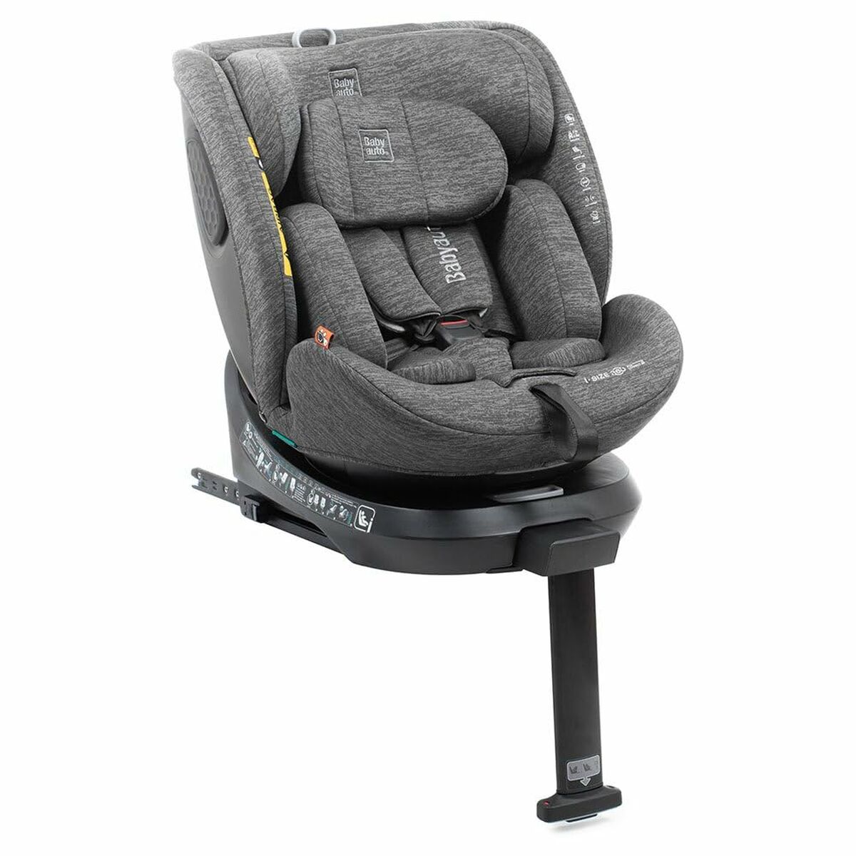 Car Chair Babyauto CORE Grey 0 (de 0 a 10 kilos) I (9 – 18 kg) II (15-25 kg) III (22 – 36 kg) Children’s ECE R129/04