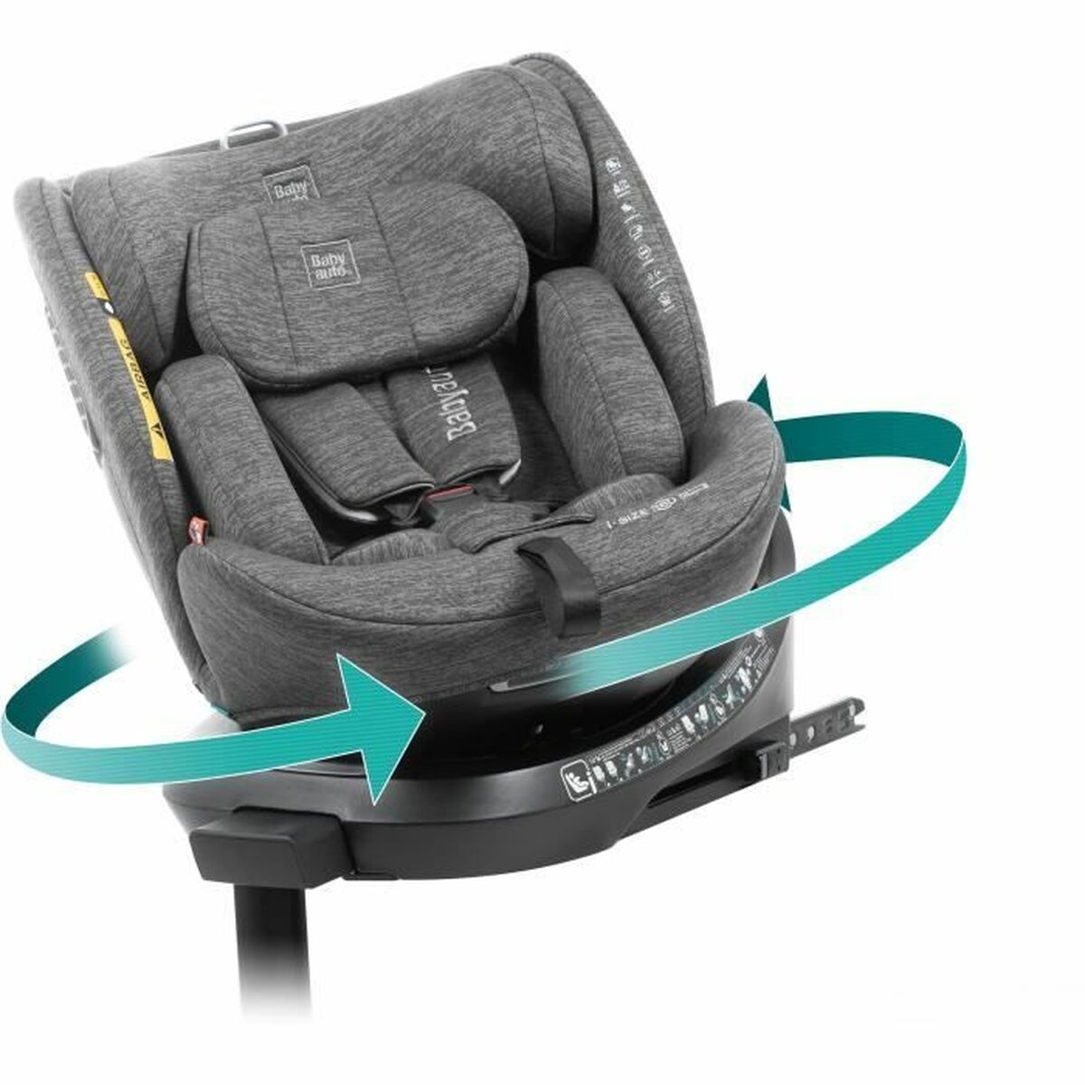 Car Chair Babyauto CORE Grey 0 (de 0 a 10 kilos) I (9 – 18 kg) II (15-25 kg) III (22 – 36 kg) Children’s ECE R129/04