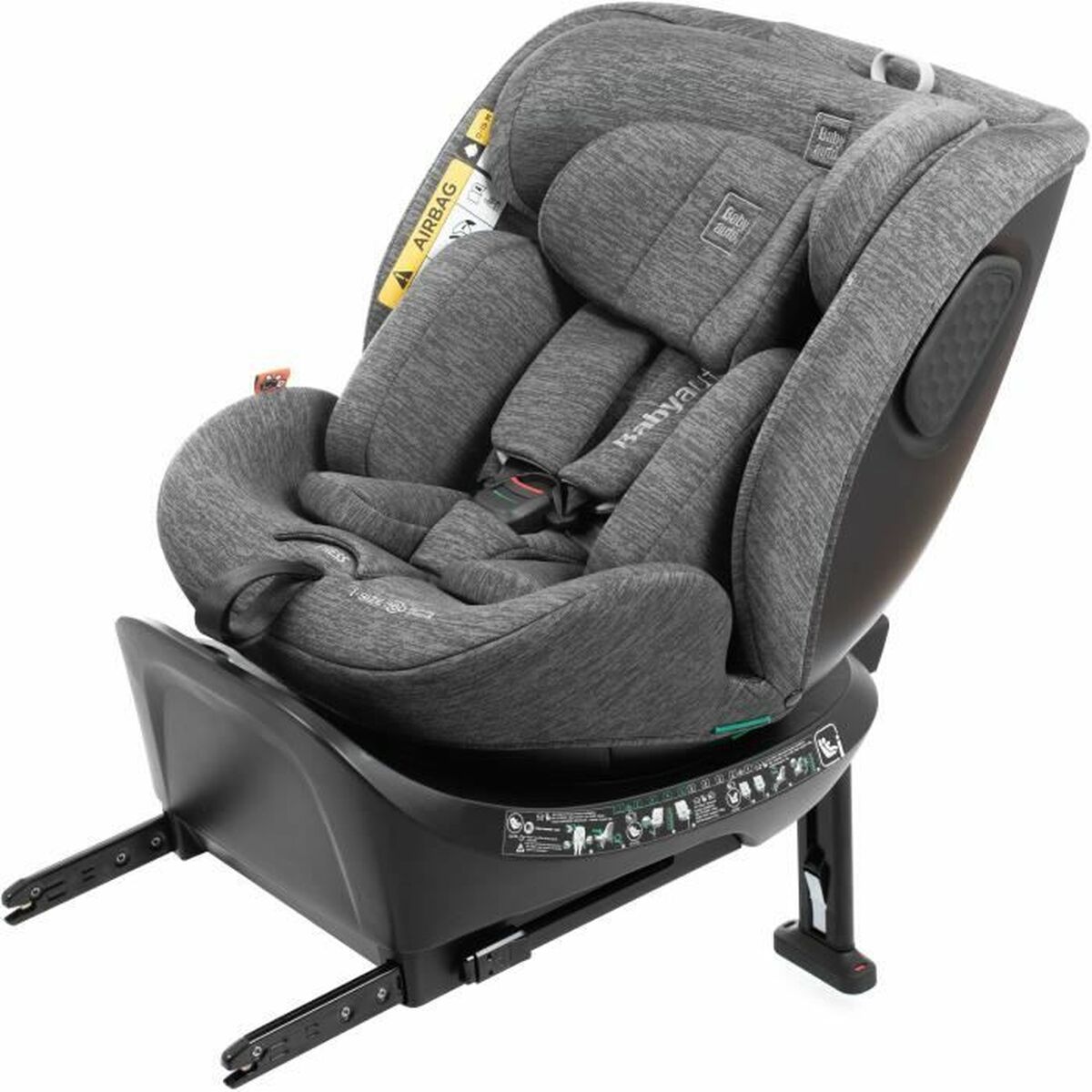 Car Chair Babyauto CORE Grey 0 (de 0 a 10 kilos) I (9 – 18 kg) II (15-25 kg) III (22 – 36 kg) Children’s ECE R129/04