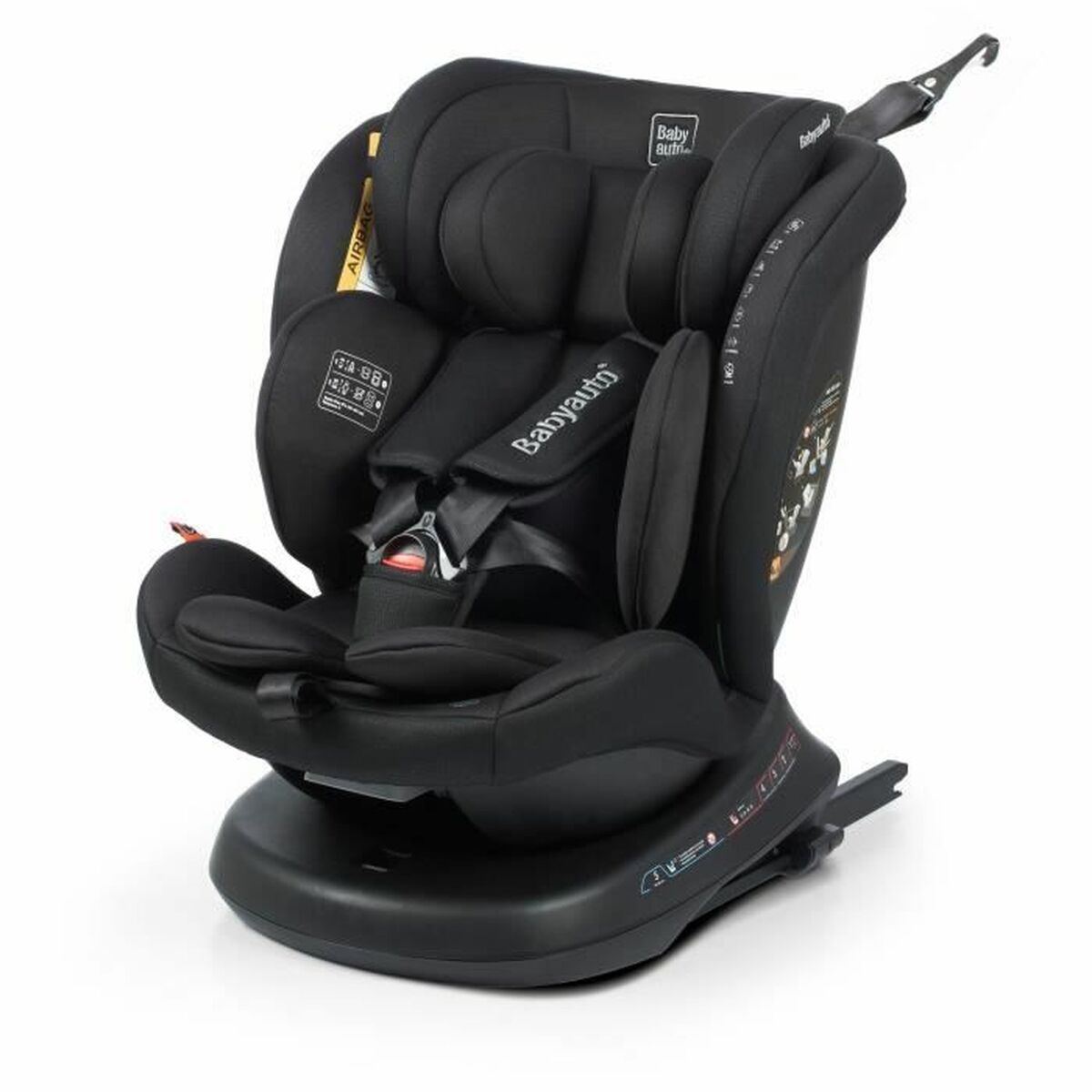 Car Chair Babyauto RODIA Black 0 (de 0 a 10 kilos) I (9 – 18 kg) II (15-25 kg) III (22 – 36 kg) Children’s ECE R129/04 Car Chair Babyauto RODIA Black 0 (de 0 a 10 kilos) I (9 – 18 kg) II (15-25 kg) III (22 – 36 kg) Children’s ECE R129/04