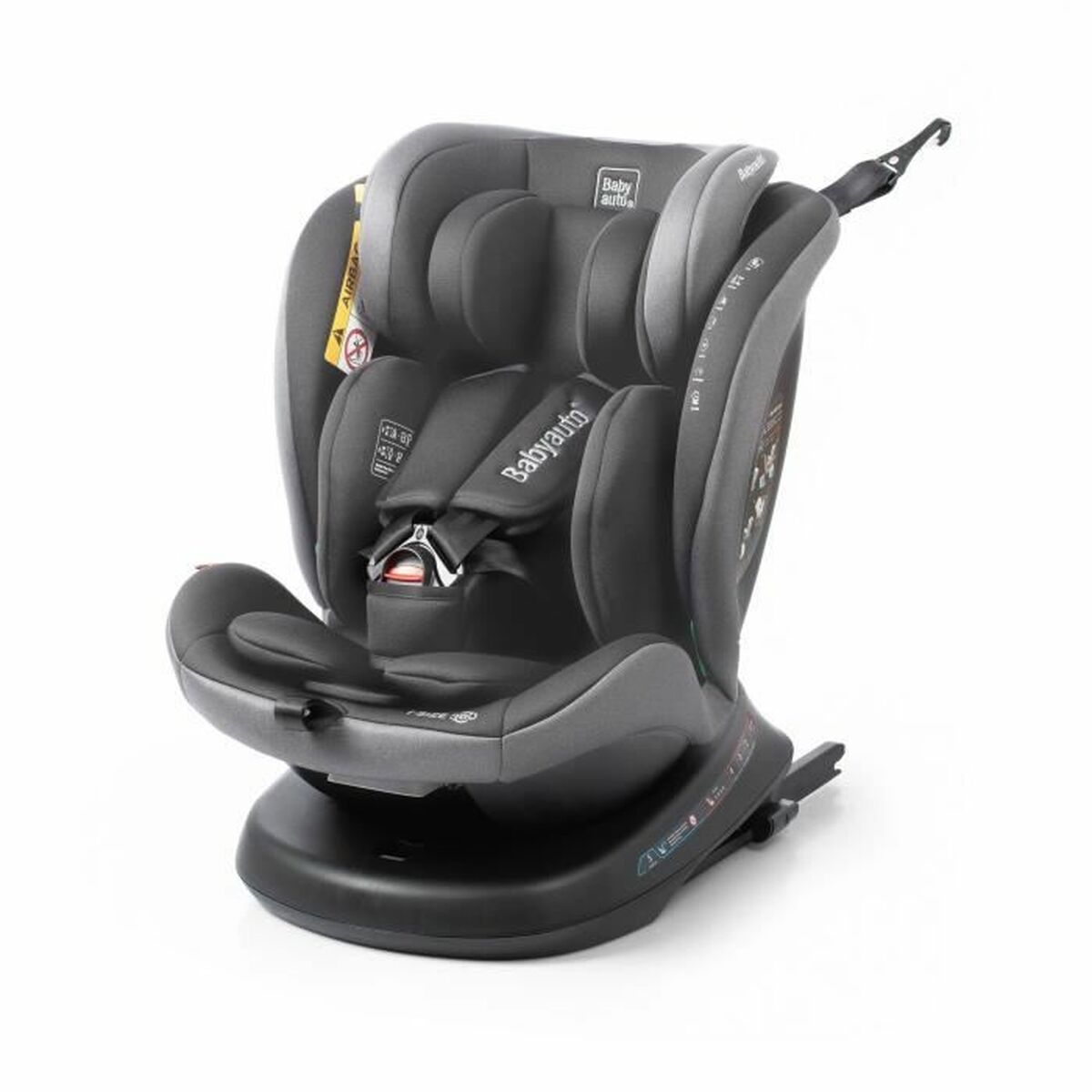 Car Chair Babyauto RODIA Grey 0 (de 0 a 10 kilos) I (9 – 18 kg) II (15-25 kg) III (22 – 36 kg) Children’s ECE R129/04