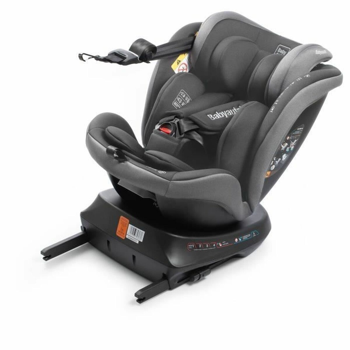 Car Chair Babyauto RODIA Grey 0 (de 0 a 10 kilos) I (9 – 18 kg) II (15-25 kg) III (22 – 36 kg) Children’s ECE R129/04