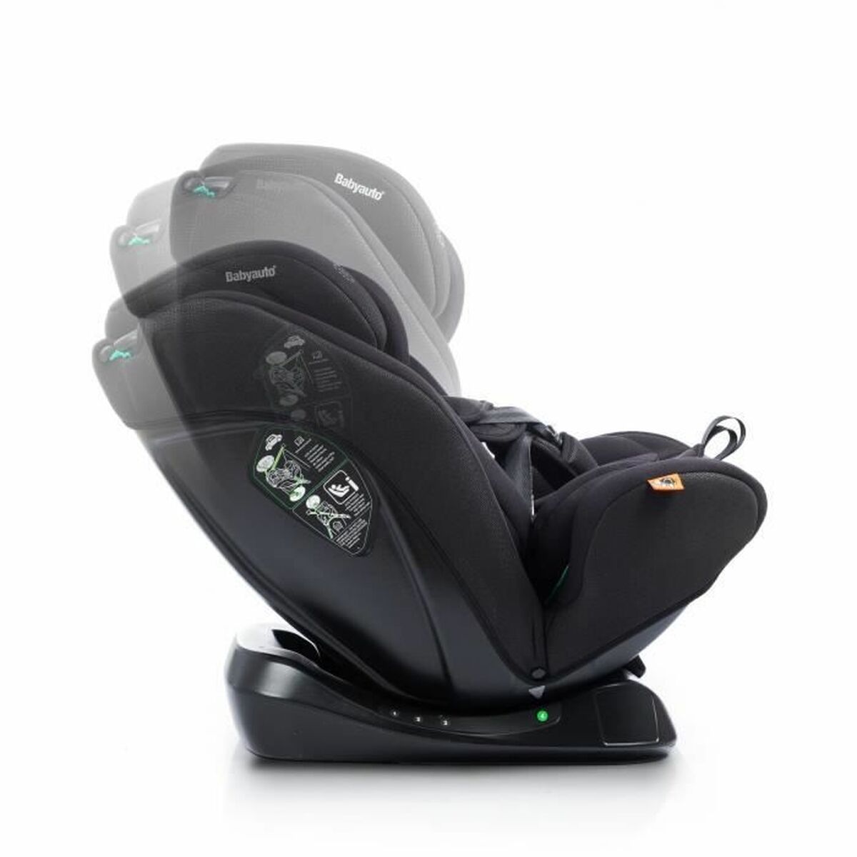 Car Chair Babyauto LOLO IBELT Black 0 (de 0 a 10 kilos) I (9 – 18 kg) II (15-25 kg) III (22 – 36 kg) Children’s ECE R129/04