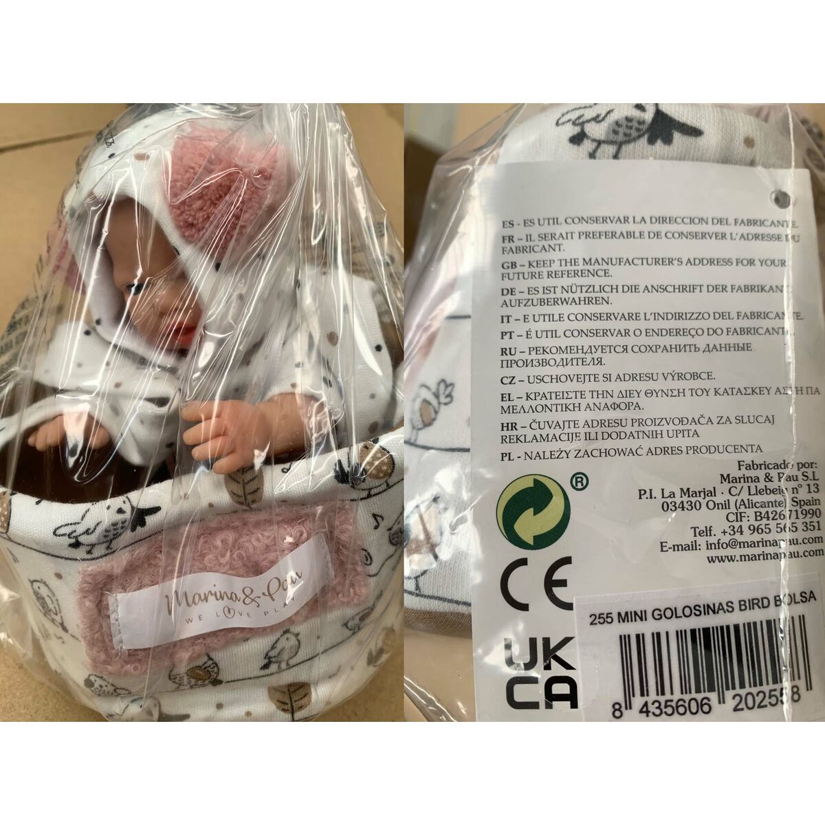 Baby doll Marina & Pau 21 cm